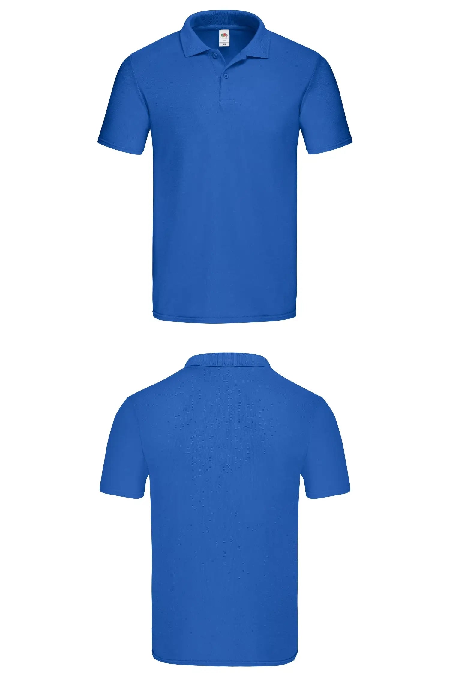 Polo personnalisé unisexe - Fruit of the Loom - Original - Bleu royal / S