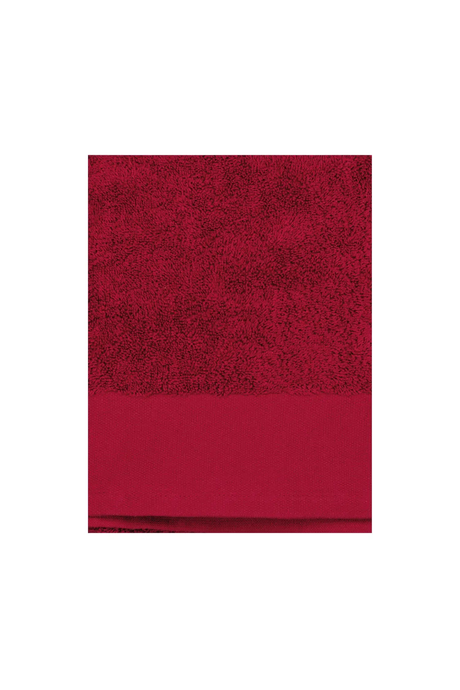 Serviette de toilette Bio - Organic (100 x 50 cm) - Rouge