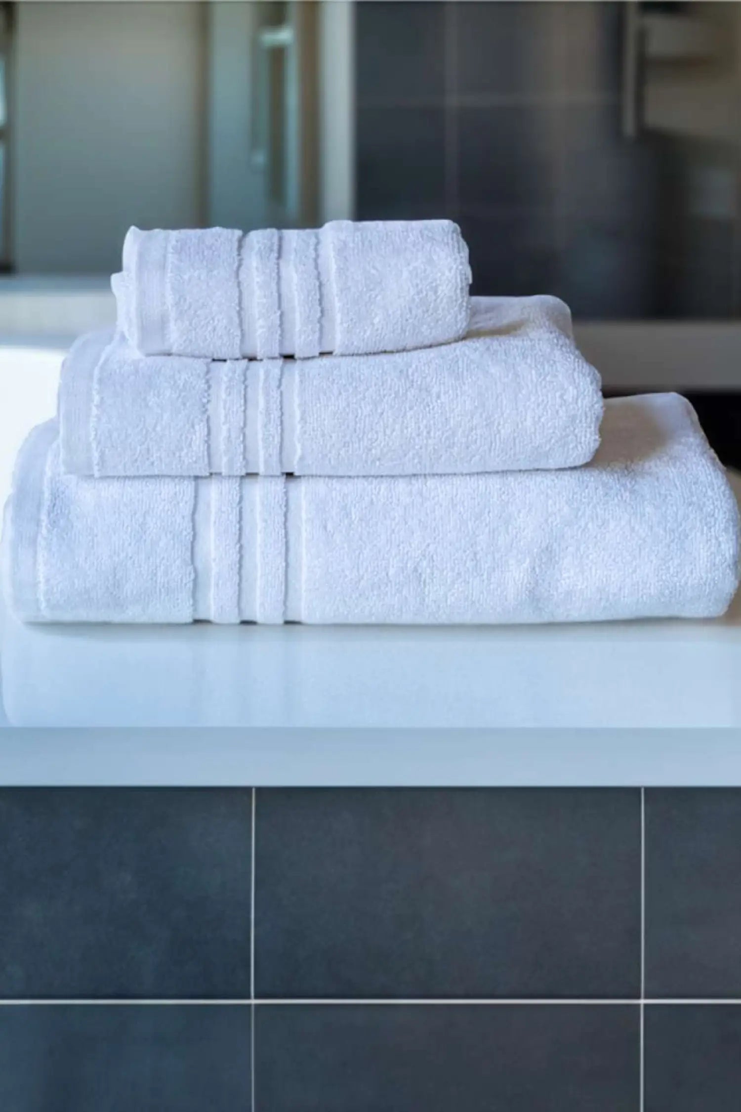 Serviette d’hôtel de haute qualité (3 tailles)