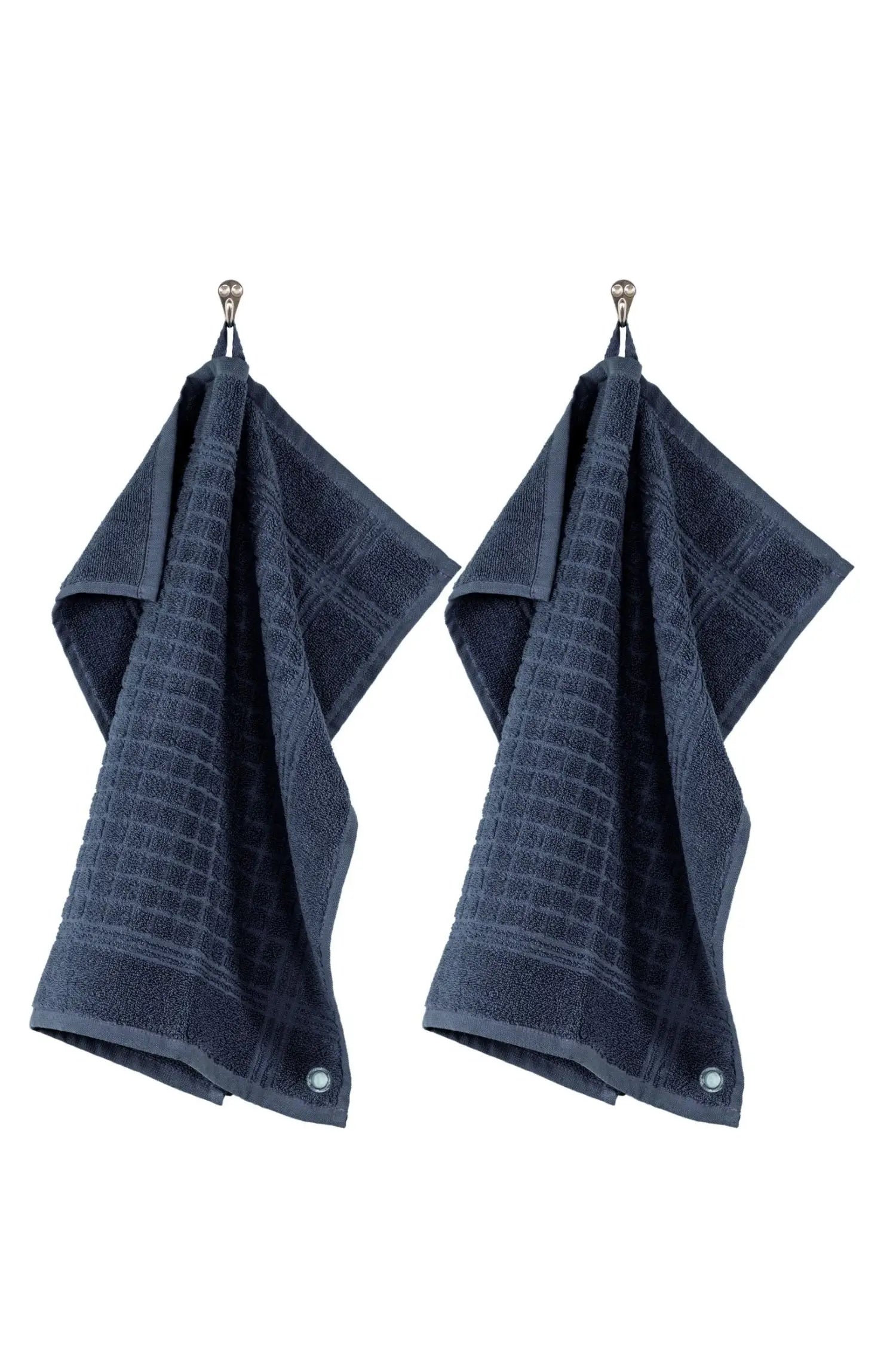Serviette Éponge PHARAO - Set de 2 - 50x50 cm - Bleu marine