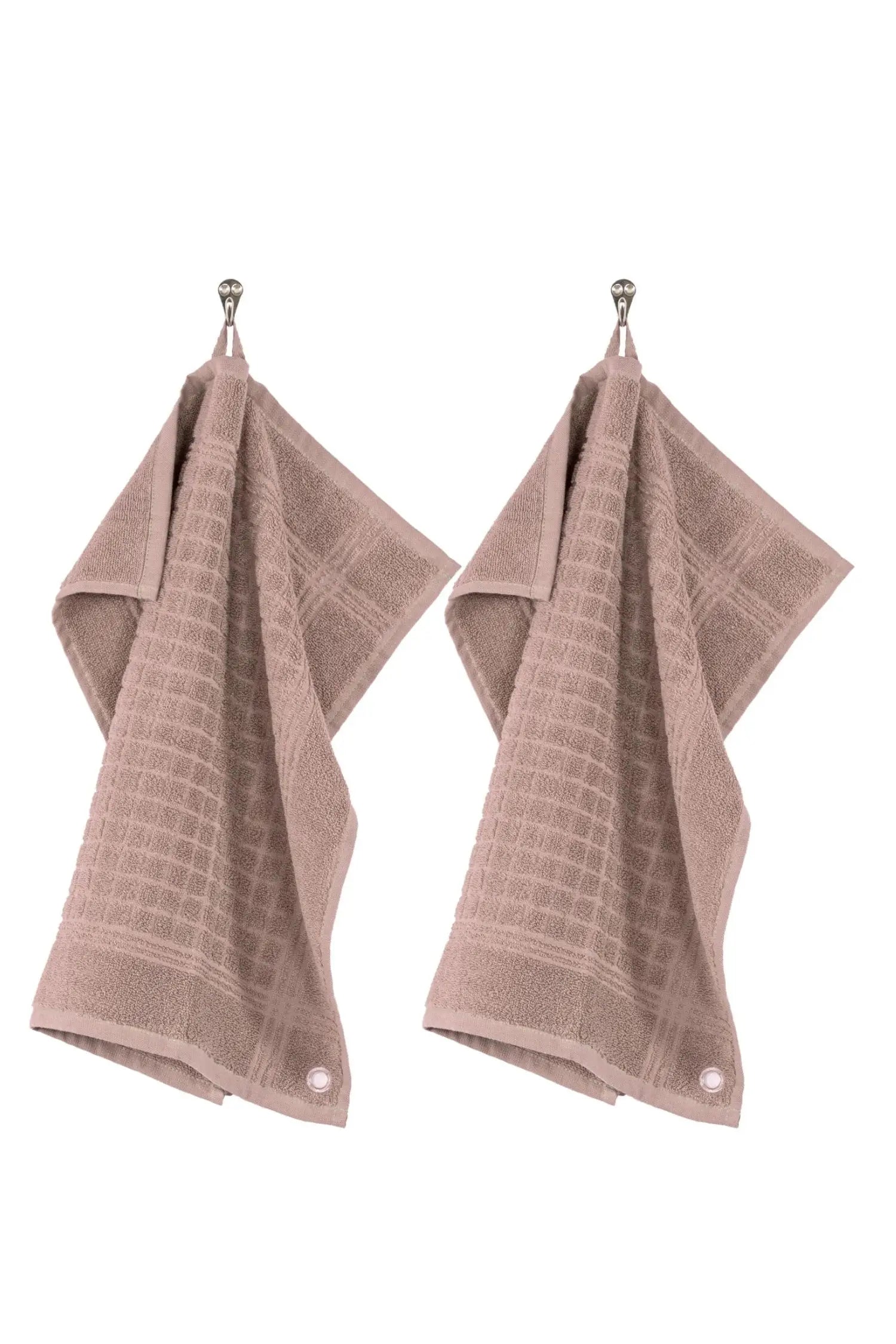 Serviette Éponge PHARAO - Set de 2 - 50x50 cm - Rose