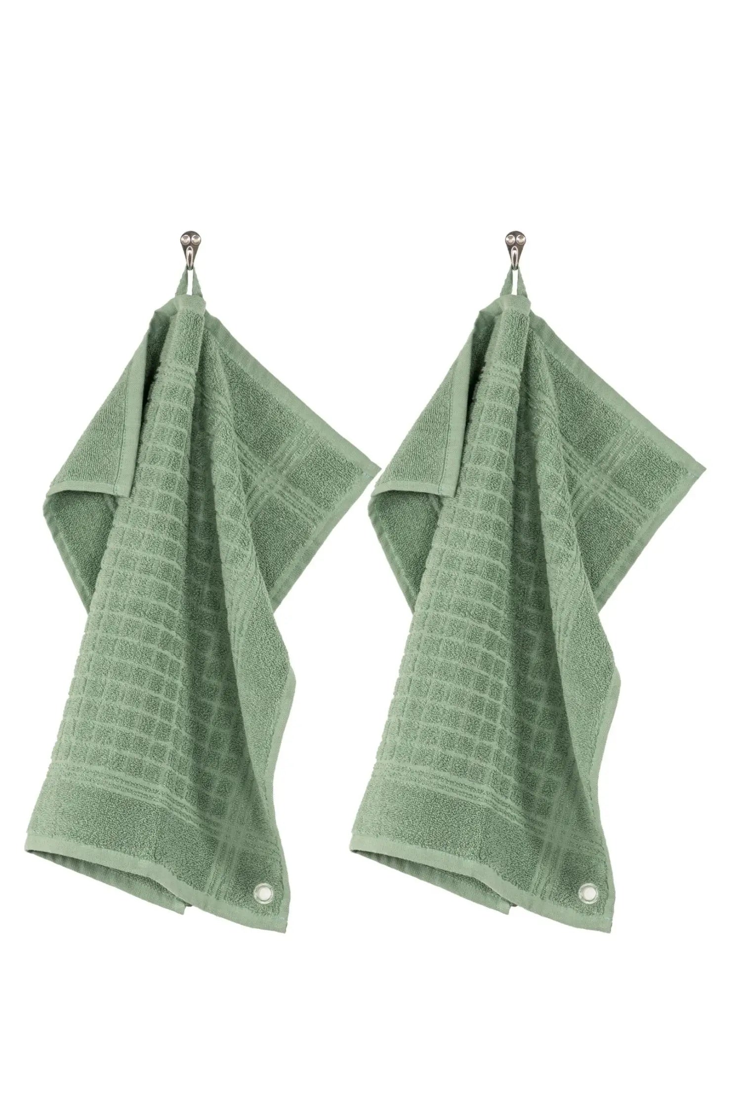Serviette Éponge PHARAO - Set de 2 - 50x50 cm - Vert