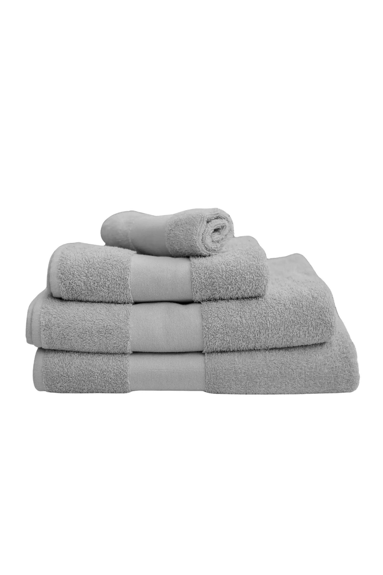 Serviettes Classiques (4 Tailles) - Gris Clair / 30 x 50 cm