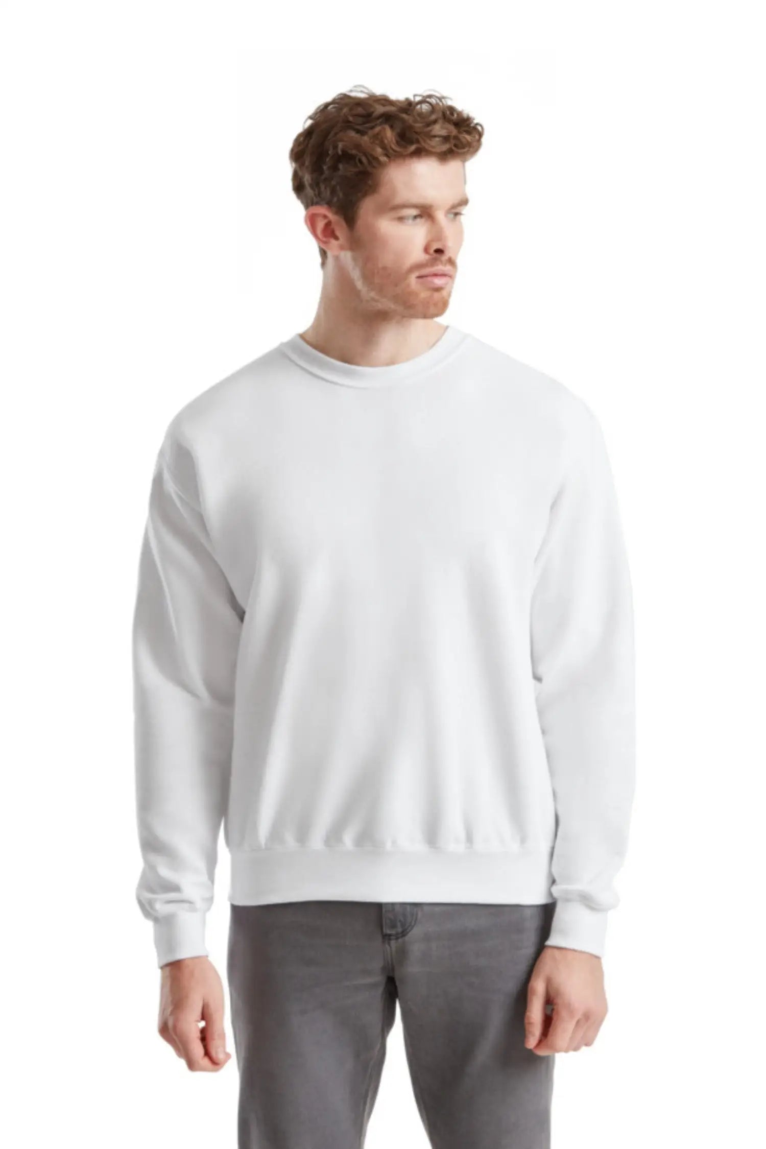 Sweat-shirt Unisex Classic - Fruit of the loom - S / Blanc