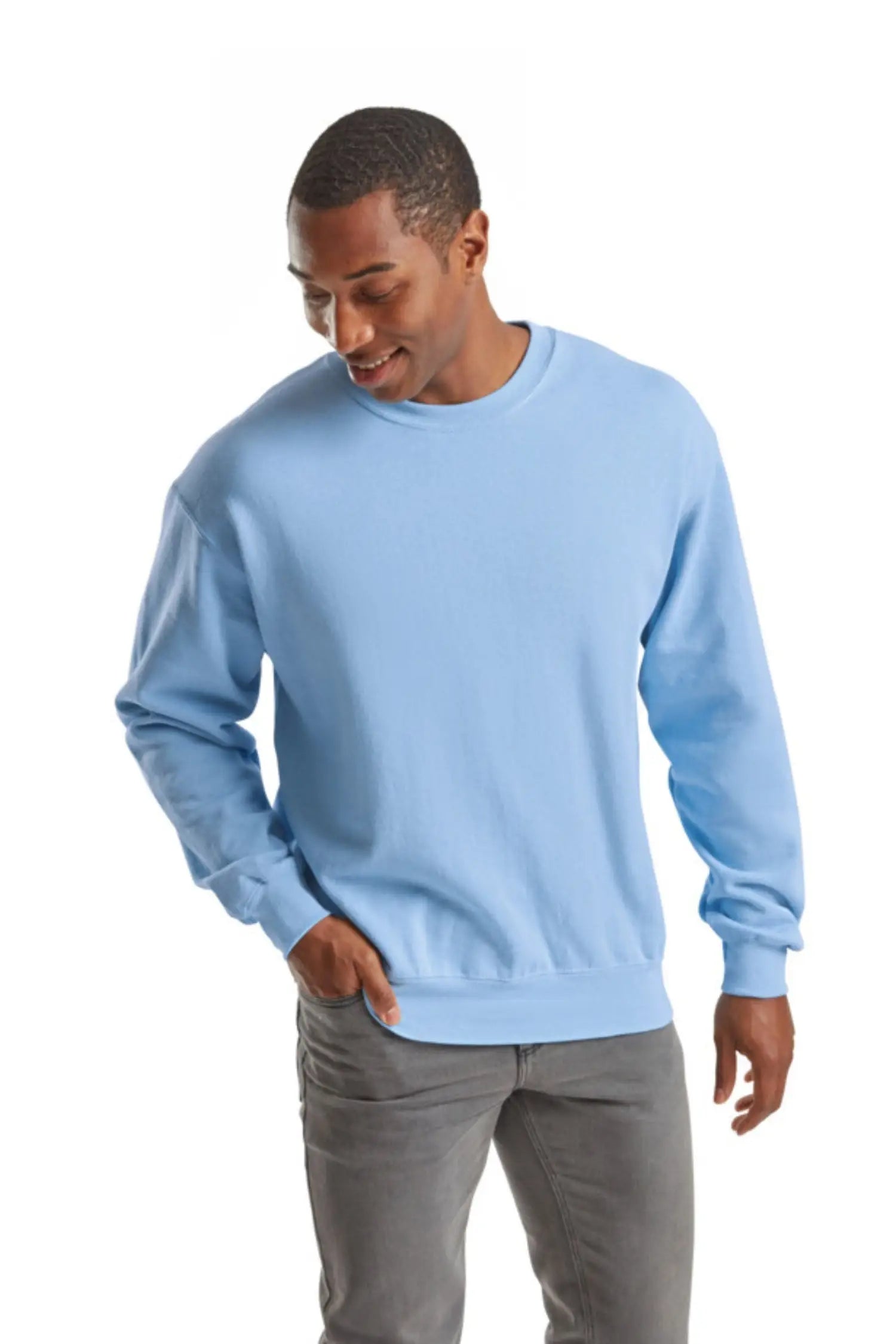 Sweat-shirt Unisex Classic - Fruit of the loom - S / Bleu ciel