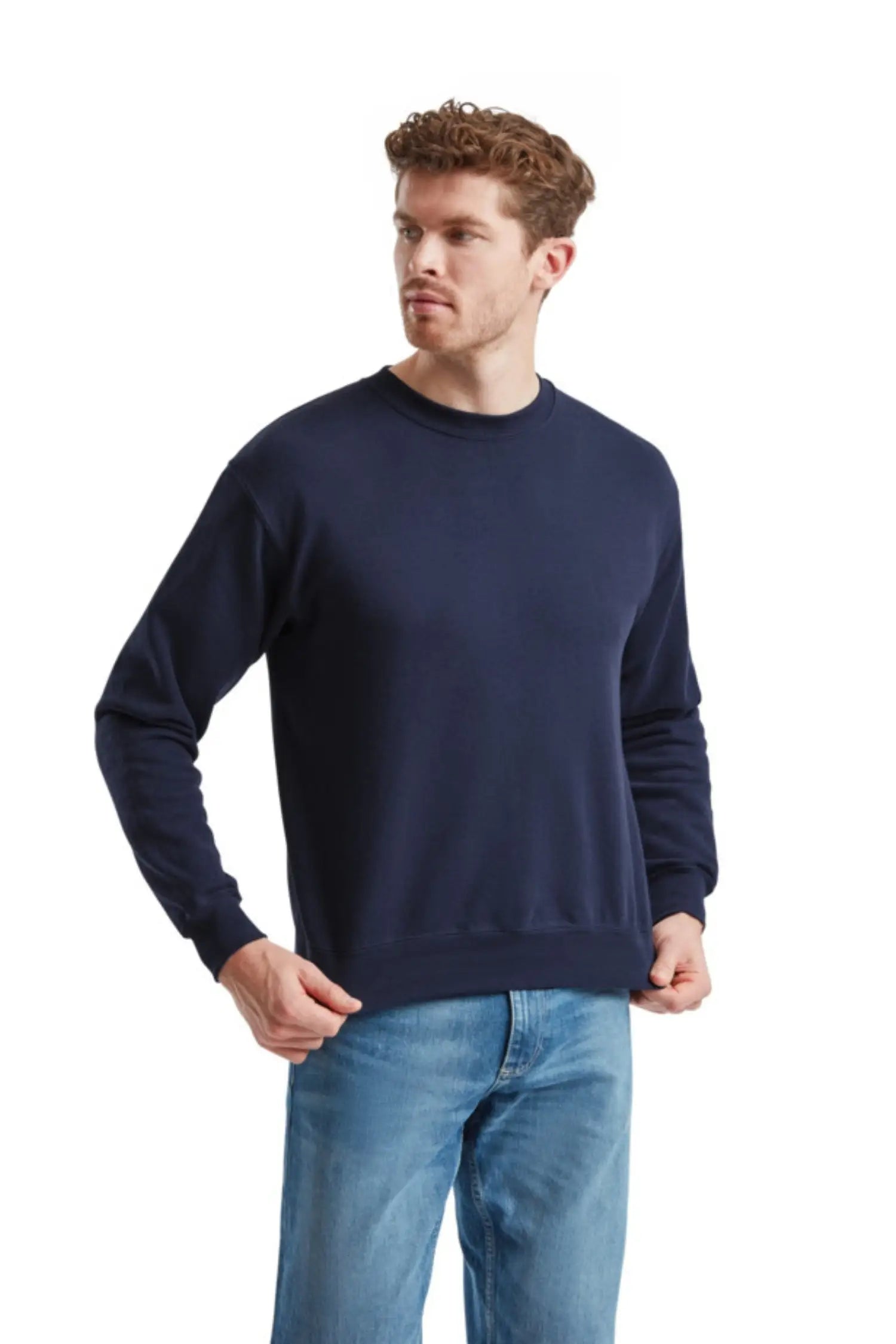 Sweat-shirt Unisex Classic - Fruit of the loom - S / Bleu marine