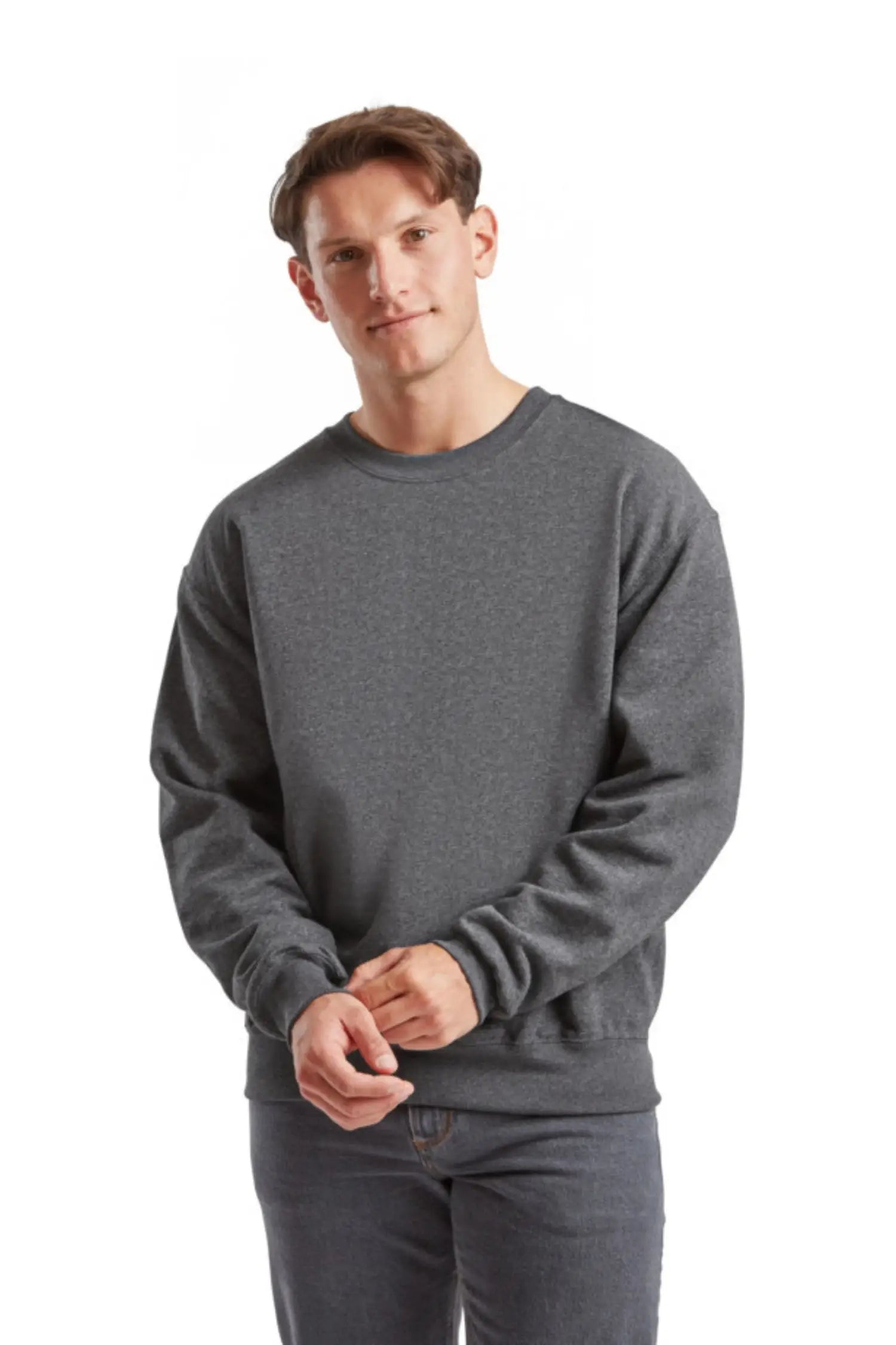 Sweat-shirt Unisex Classic - Fruit of the loom - S / Gris