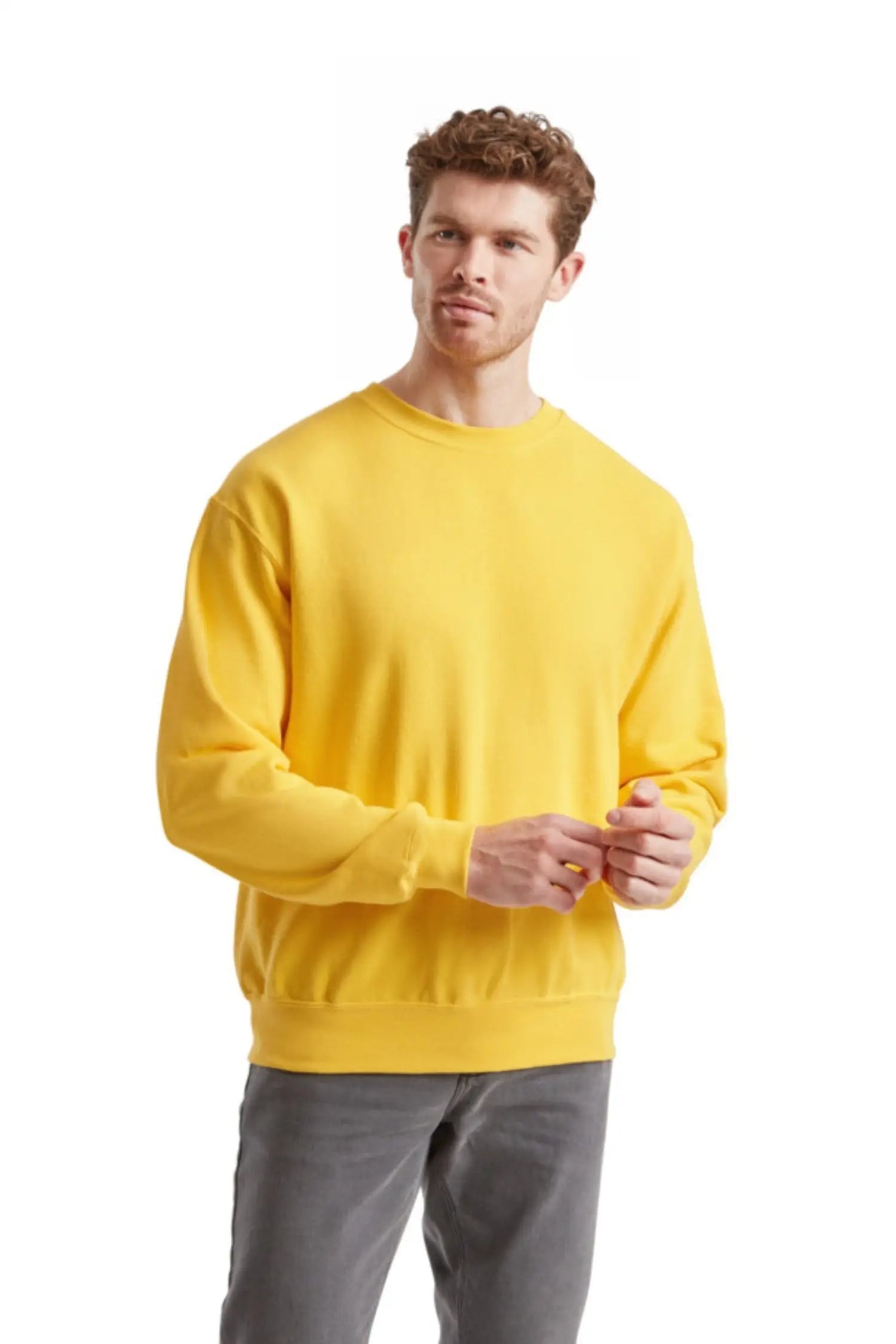 Sweat-shirt Unisex Classic - Fruit of the loom - S / Jaune