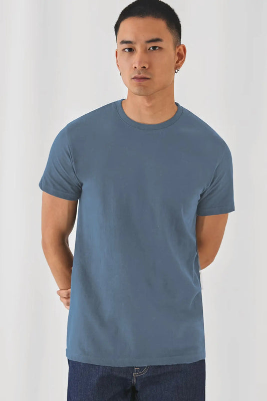 T-shirt Homme - B&C - E190 - 190 g/m² - Bleu / XS