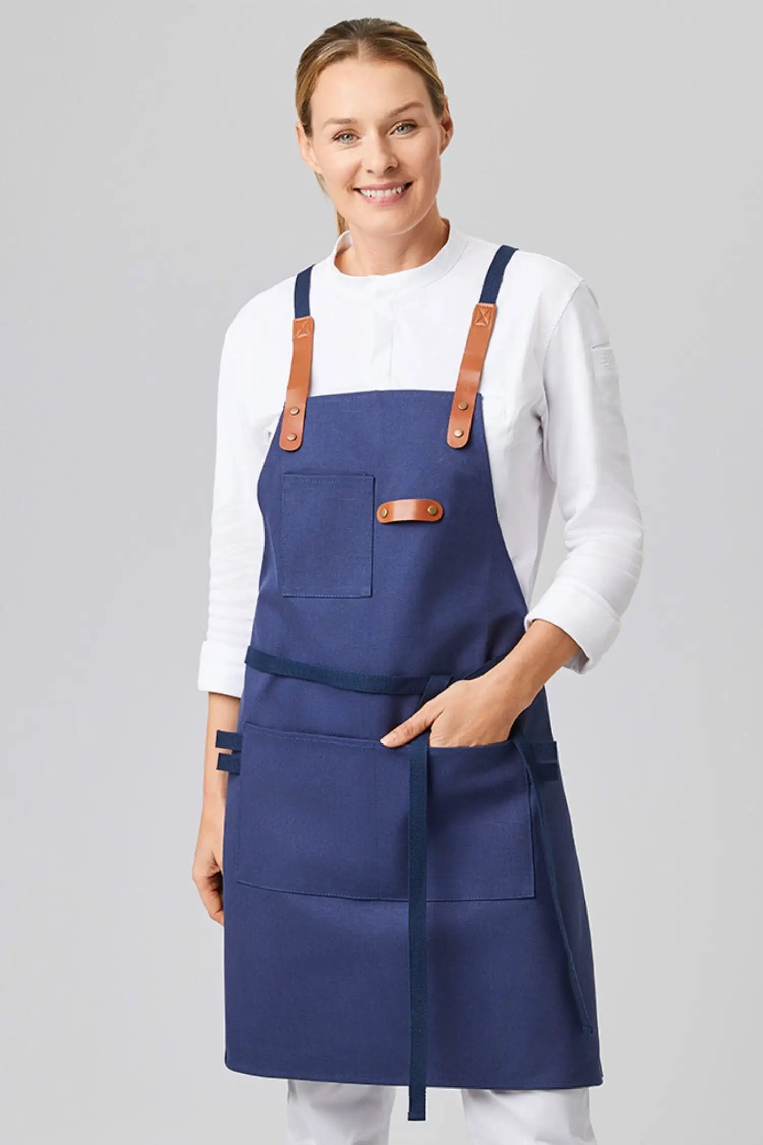 Tablier Cuisine Canvas - Bleu Marine