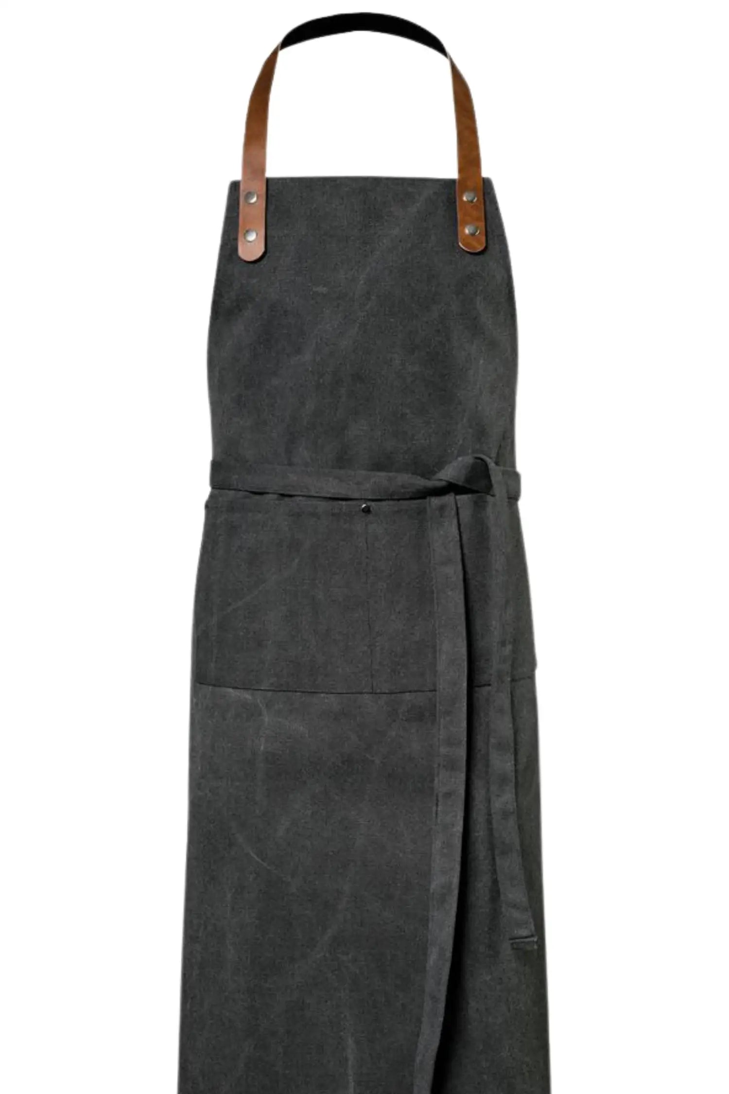 Tablier Cuisine Denim - Noir Délavé