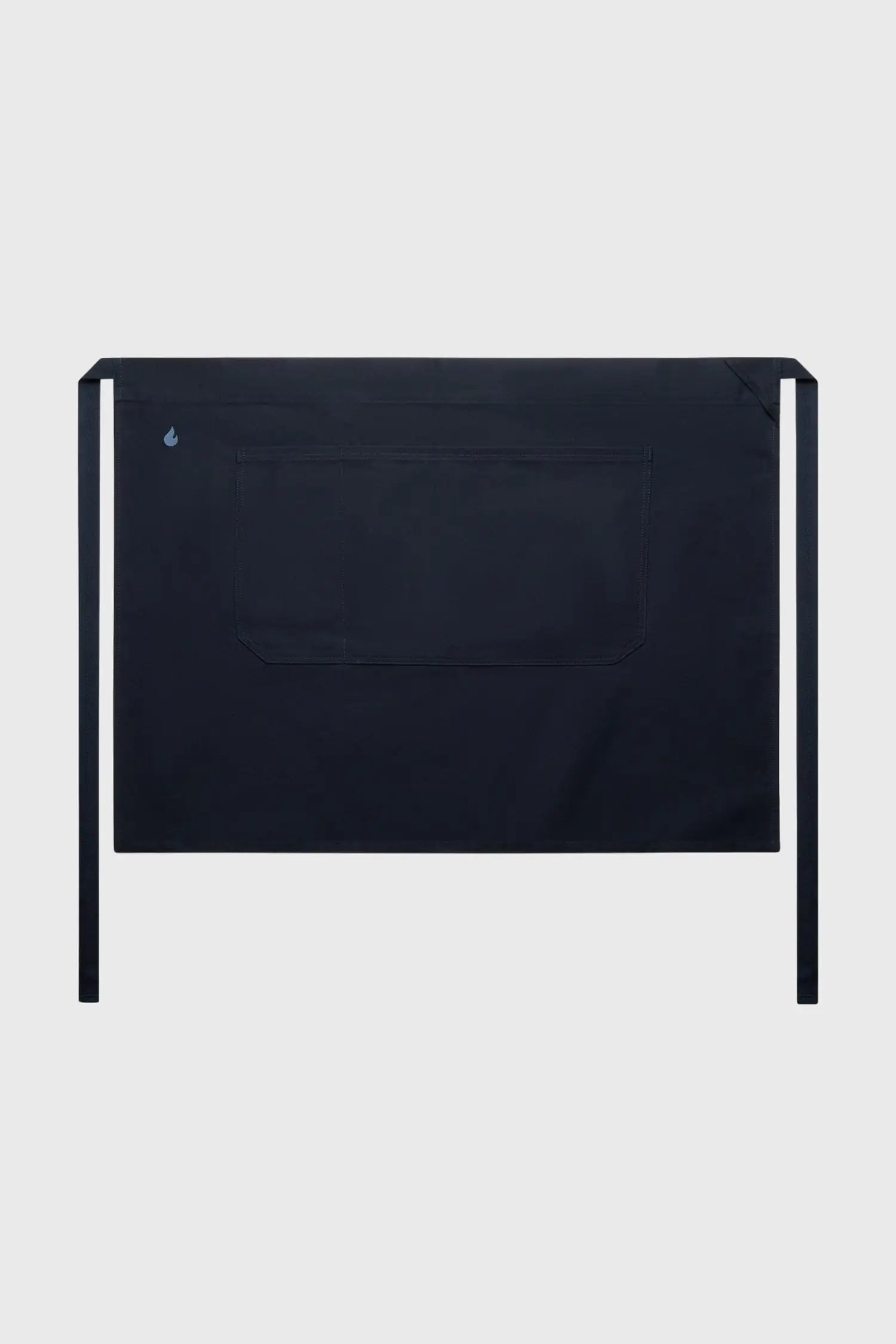 Tablier de cuisine court Flamme – 100% Coton Épais signé Unichef - Bleu Minuit