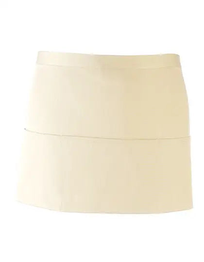 Tablier de cuisine court personnalisable - Naturel