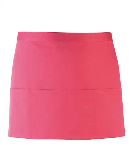 Tablier de cuisine court personnalisable - Rose fuchsia