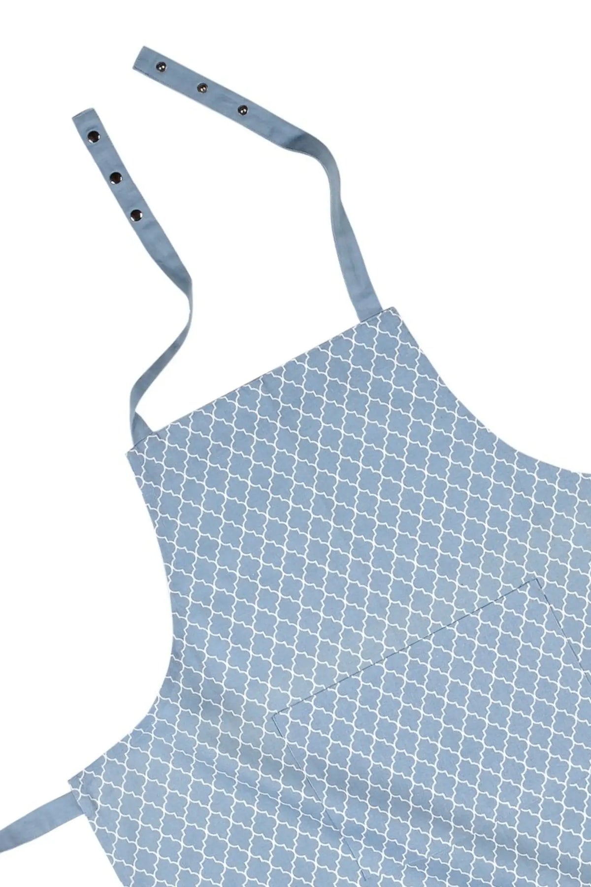 Tablier de cuisine Design Géométrique Bleu Clair