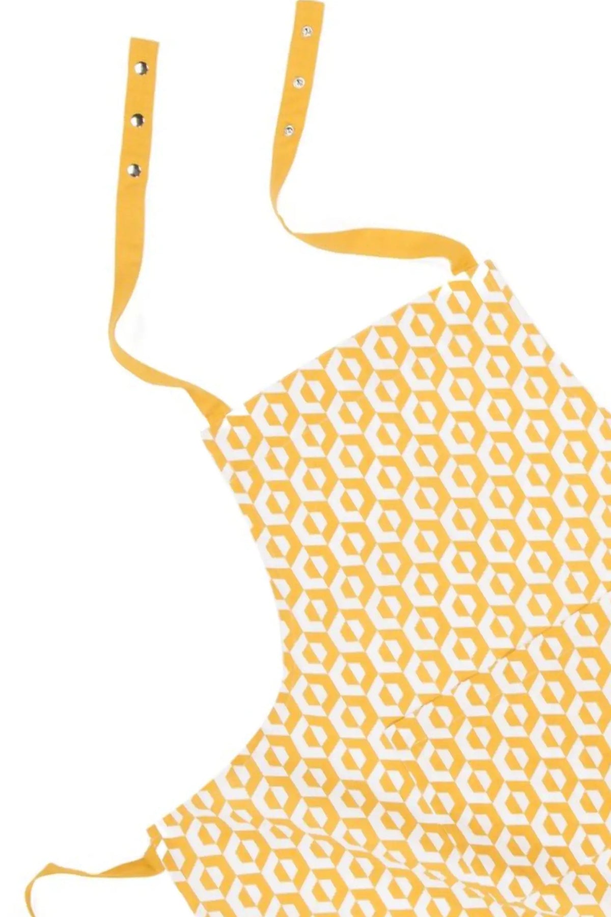 Tablier de cuisine Design Géométrique Jaune