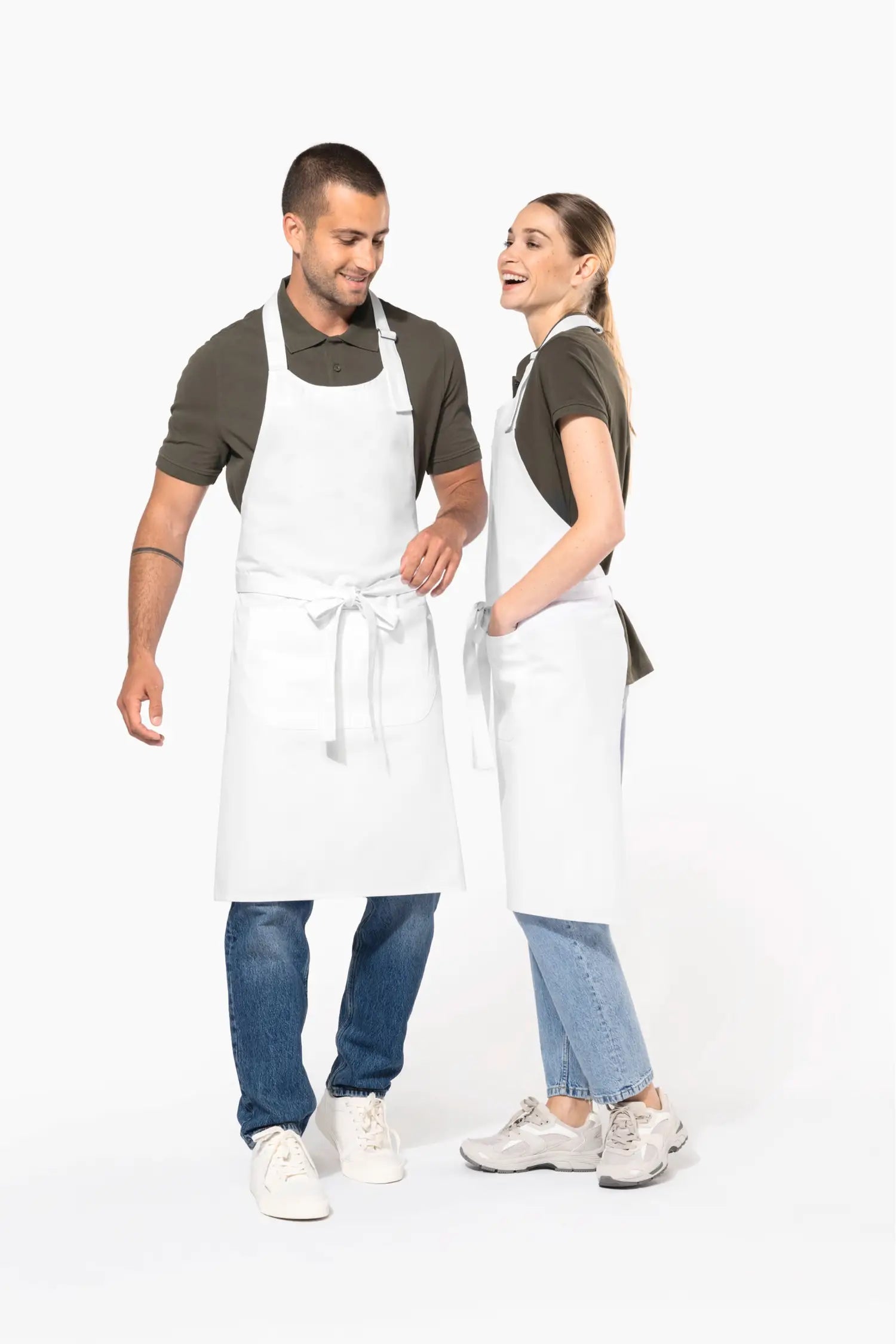 Tablier de cuisine en coton Classique Personnalisé