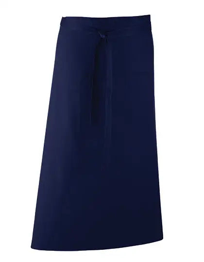 Tablier de cuisine long personnalisé - Bleu marine