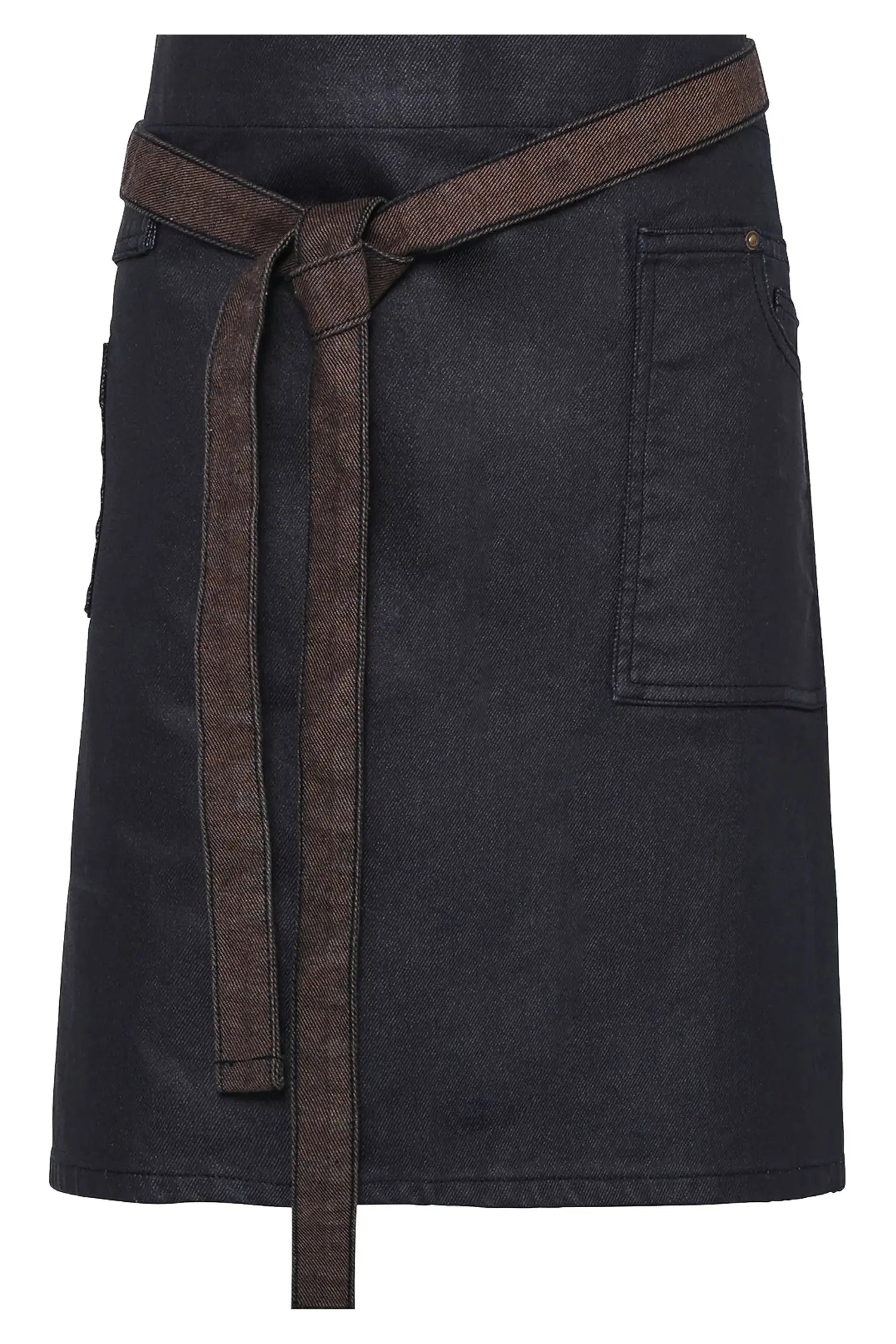 Tablier de cuisine mi-long en Denim
