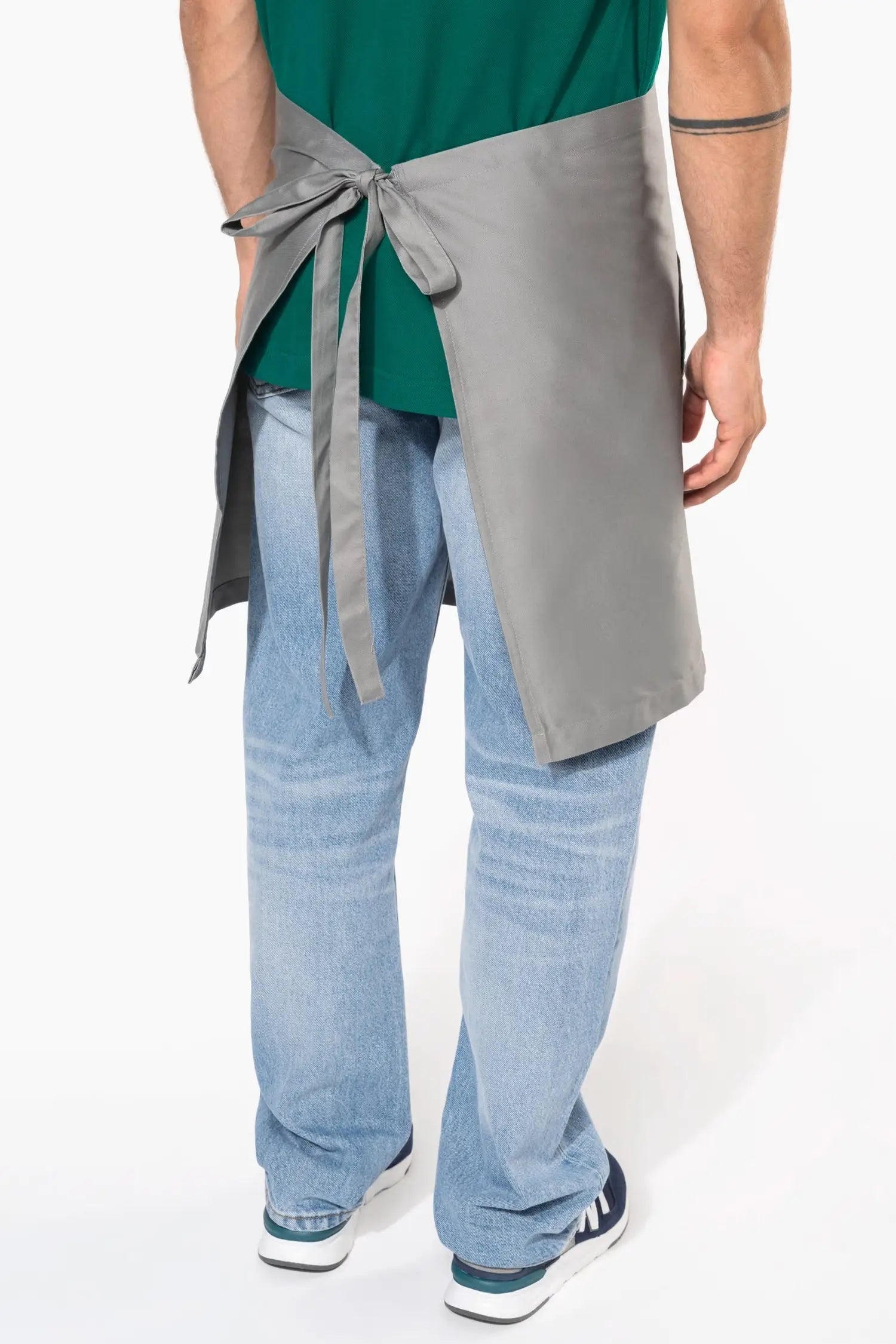 Tablier de cuisine Mi-Long personnalisé avec Double Poche