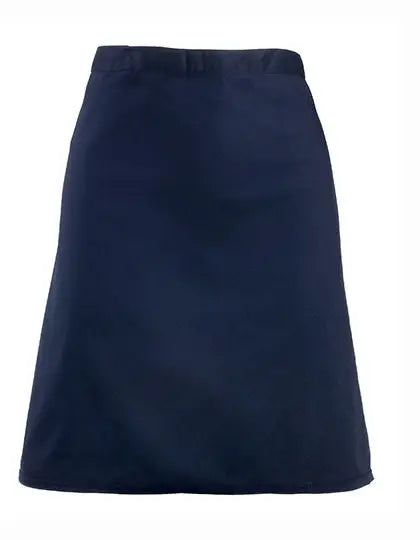 Tablier de cuisine mi-long personnalisé - Bleu marine
