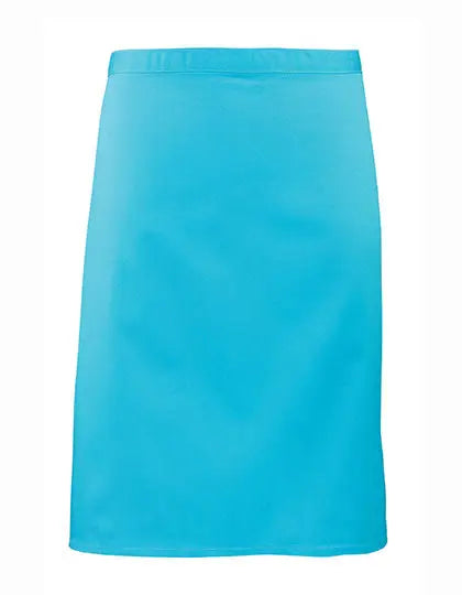 Tablier de cuisine mi-long personnalisé - Bleu turquoise