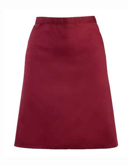 Tablier de cuisine mi-long personnalisé - Bordeaux