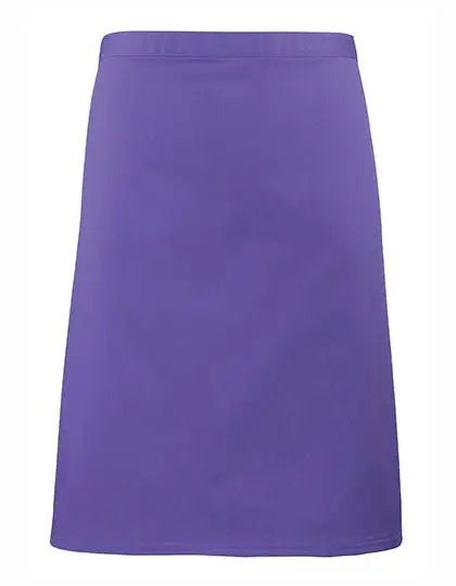 Tablier de cuisine mi-long personnalisé - Joli violet