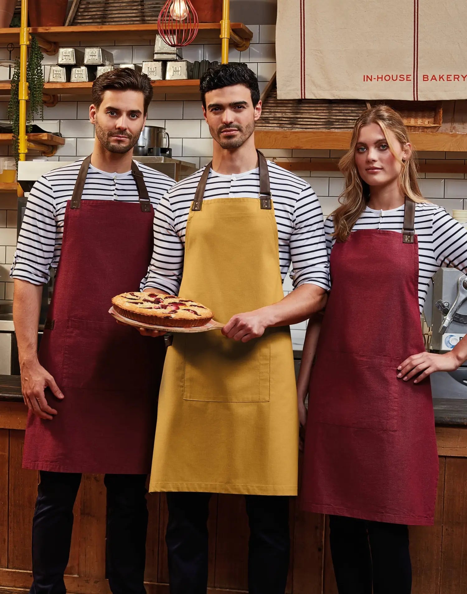 Tablier de cuisine personnalisé à bavette