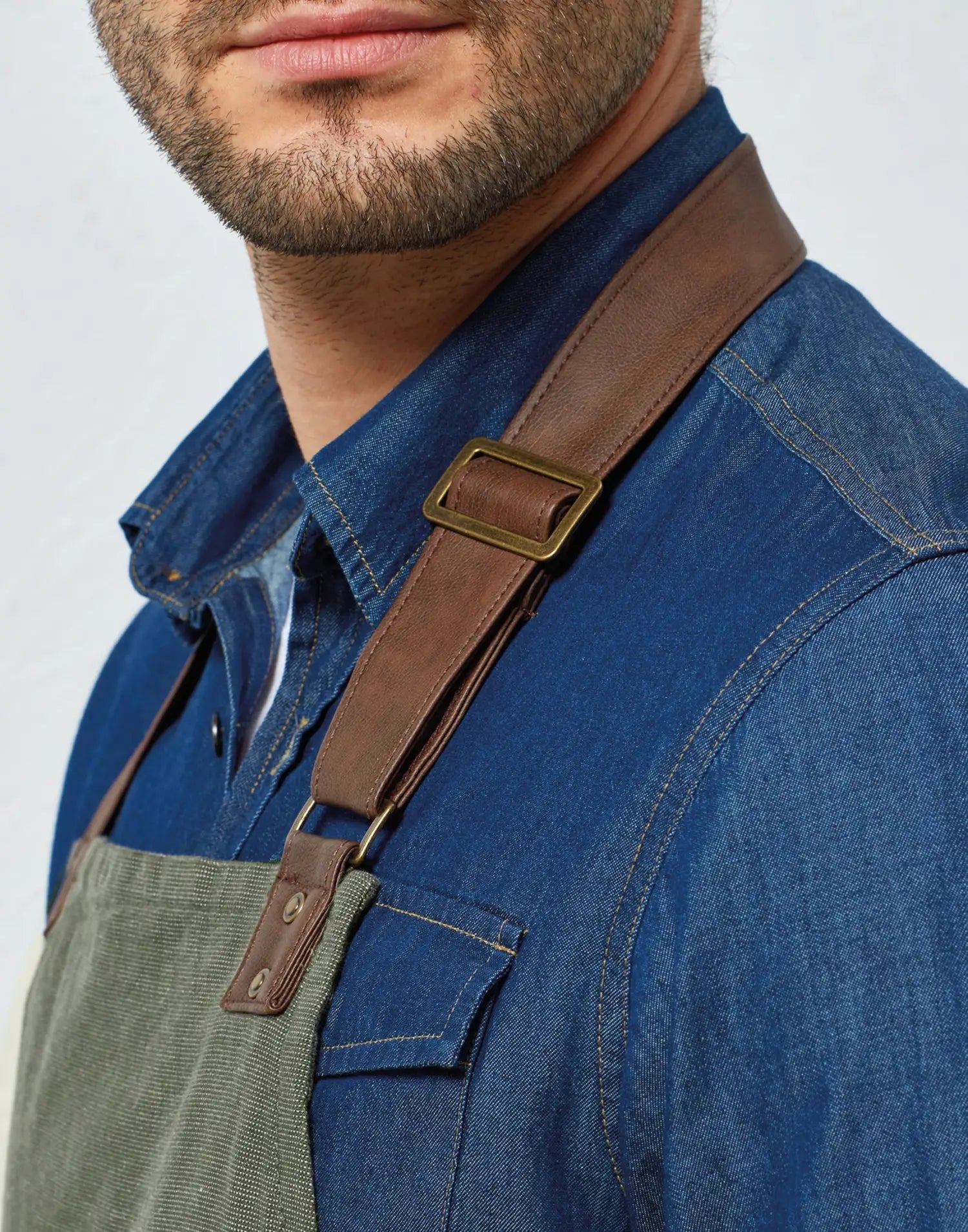 Tablier de cuisine personnalisé à bavette