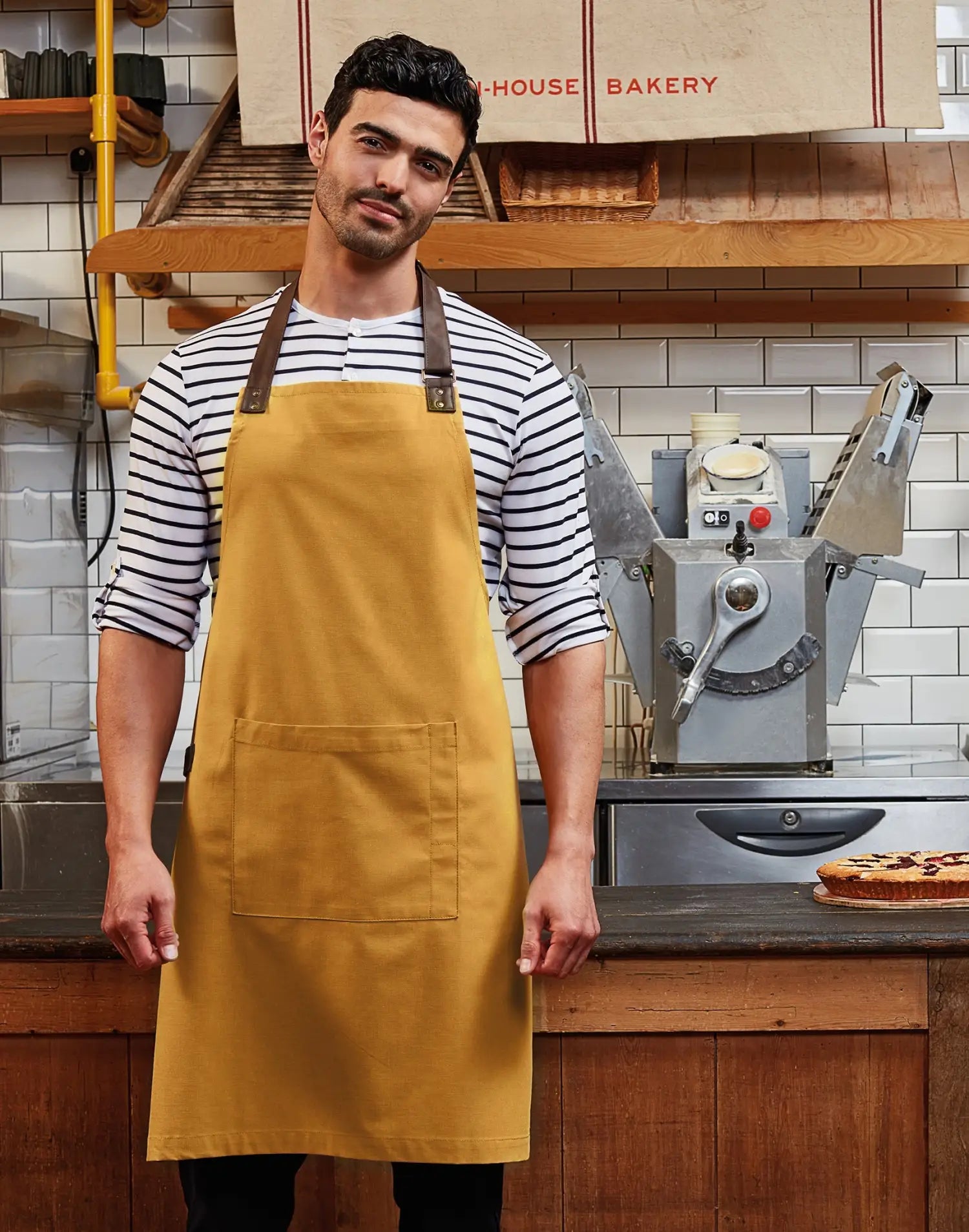 Tablier de cuisine personnalisé à bavette