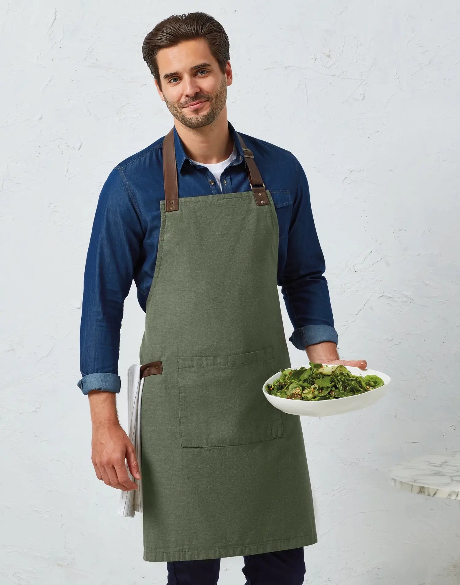 Tablier de cuisine personnalisé à bavette