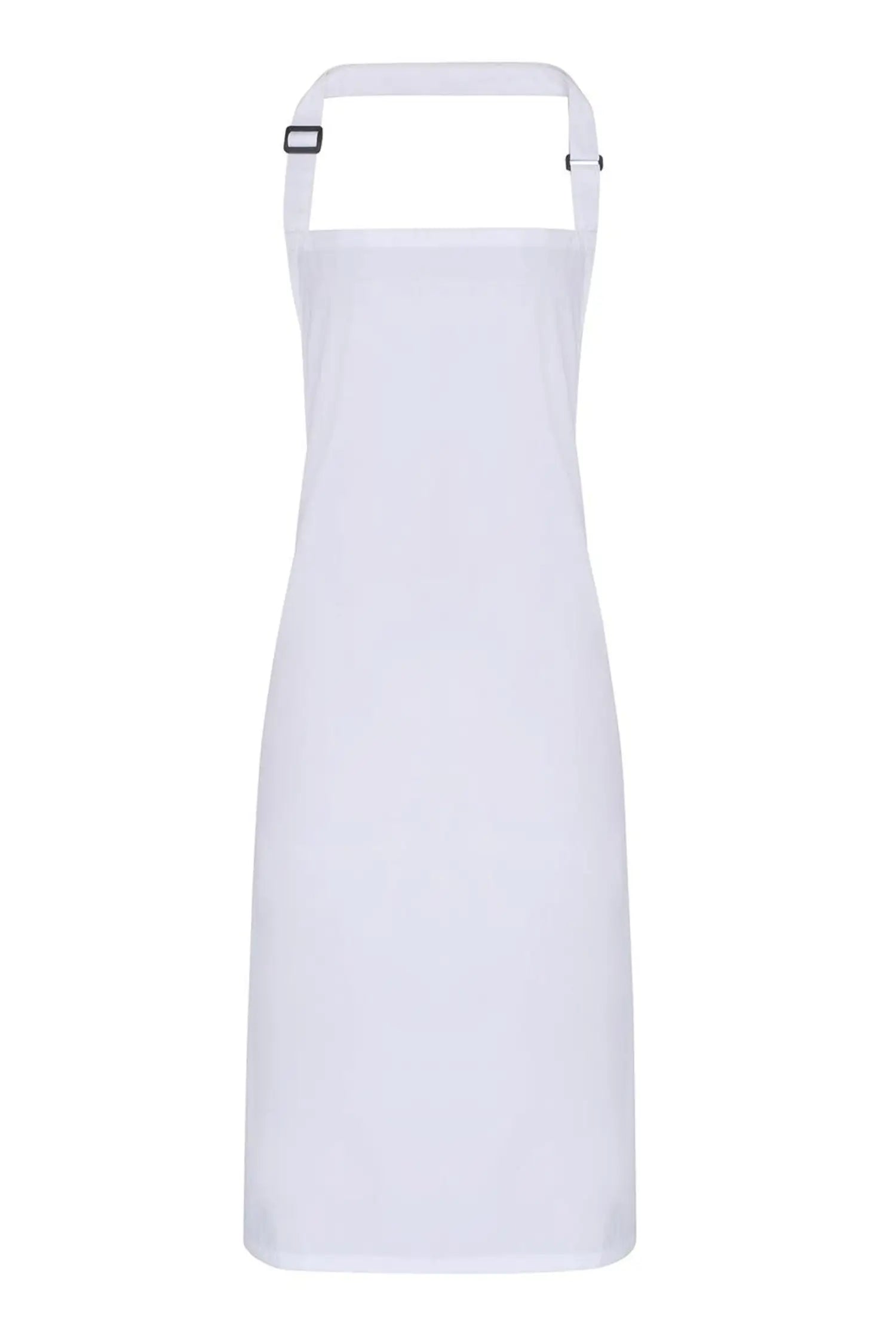 Tablier de cuisine personnalisé à bavette imperméable - Blanc