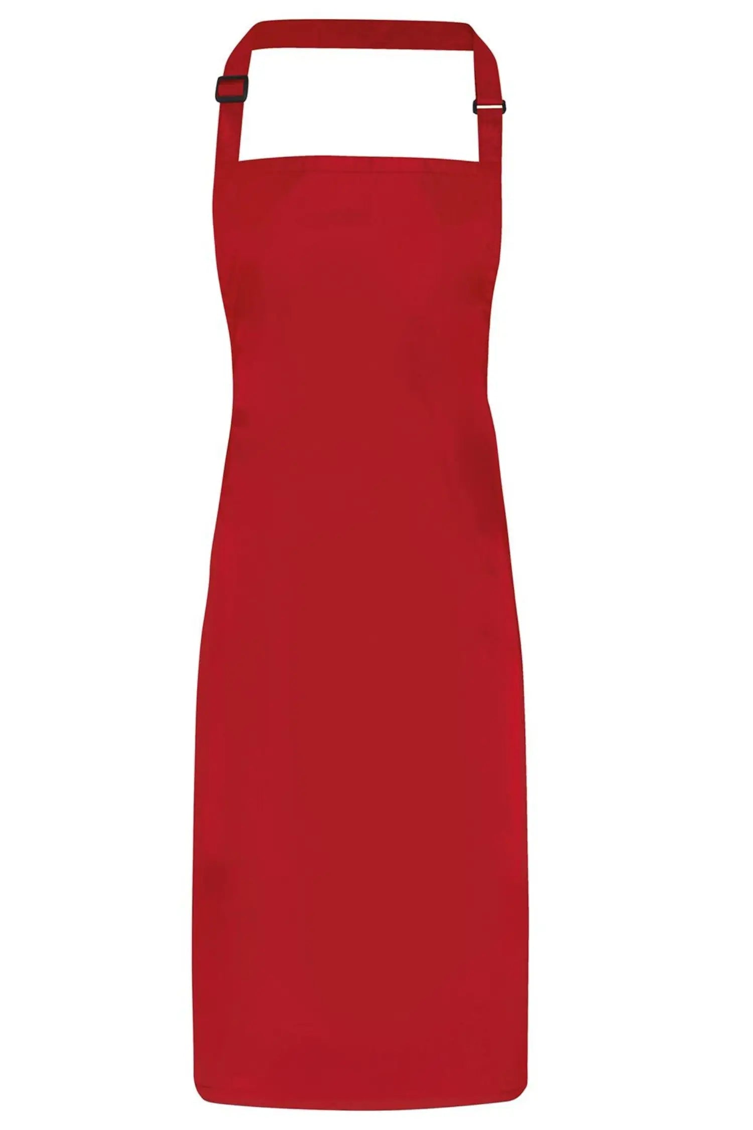 Tablier de cuisine personnalisé à bavette imperméable - Rouge