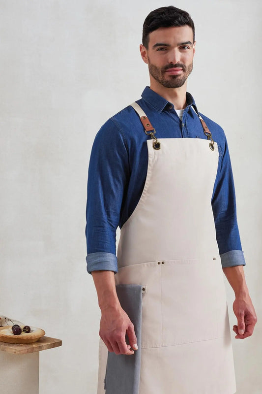 Tablier de cuisine personnalisé Bavette à Bretelles Croisées Clip’n’Clasp