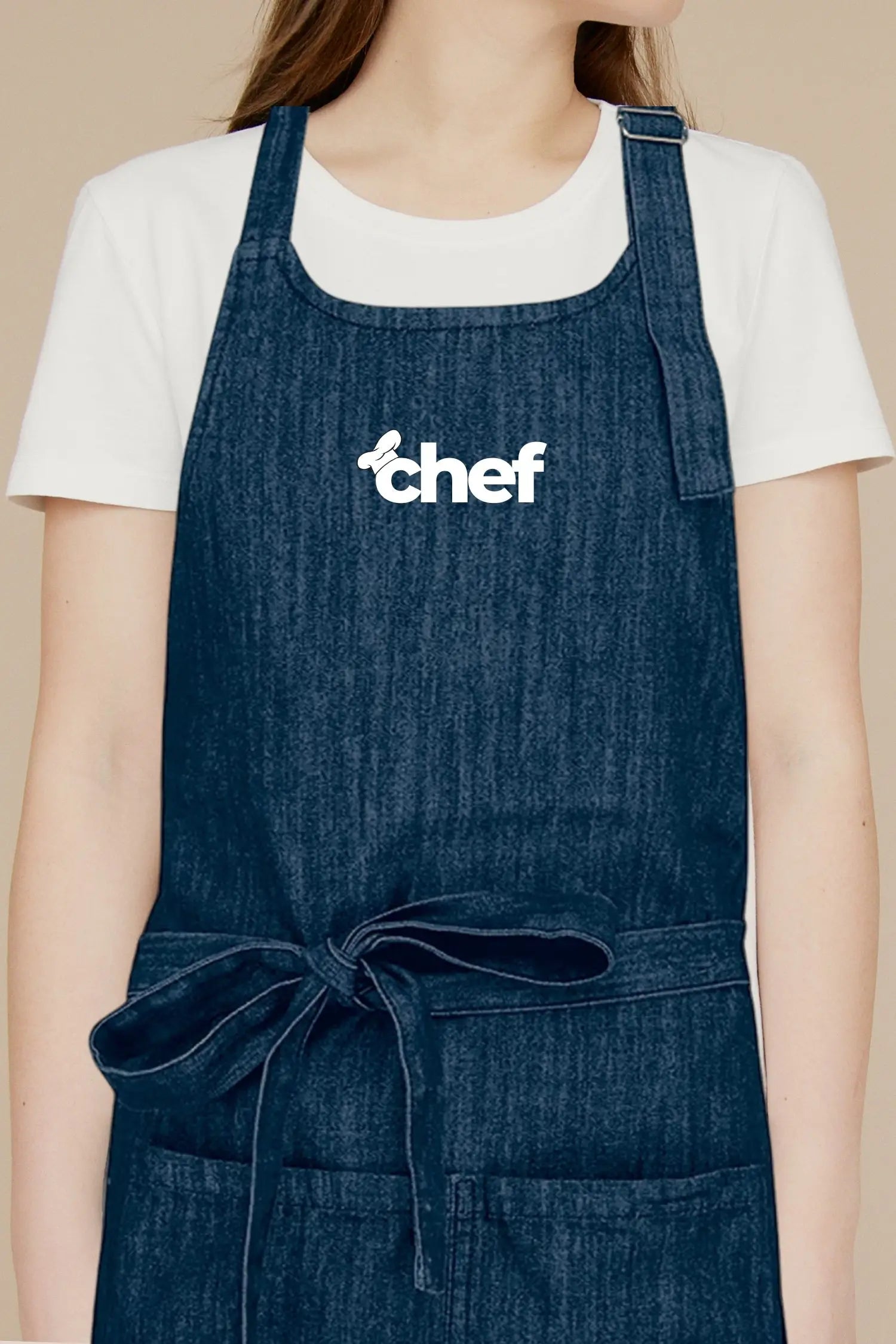 Tablier de cuisine personnalisé “Chef Prénom” imprimé