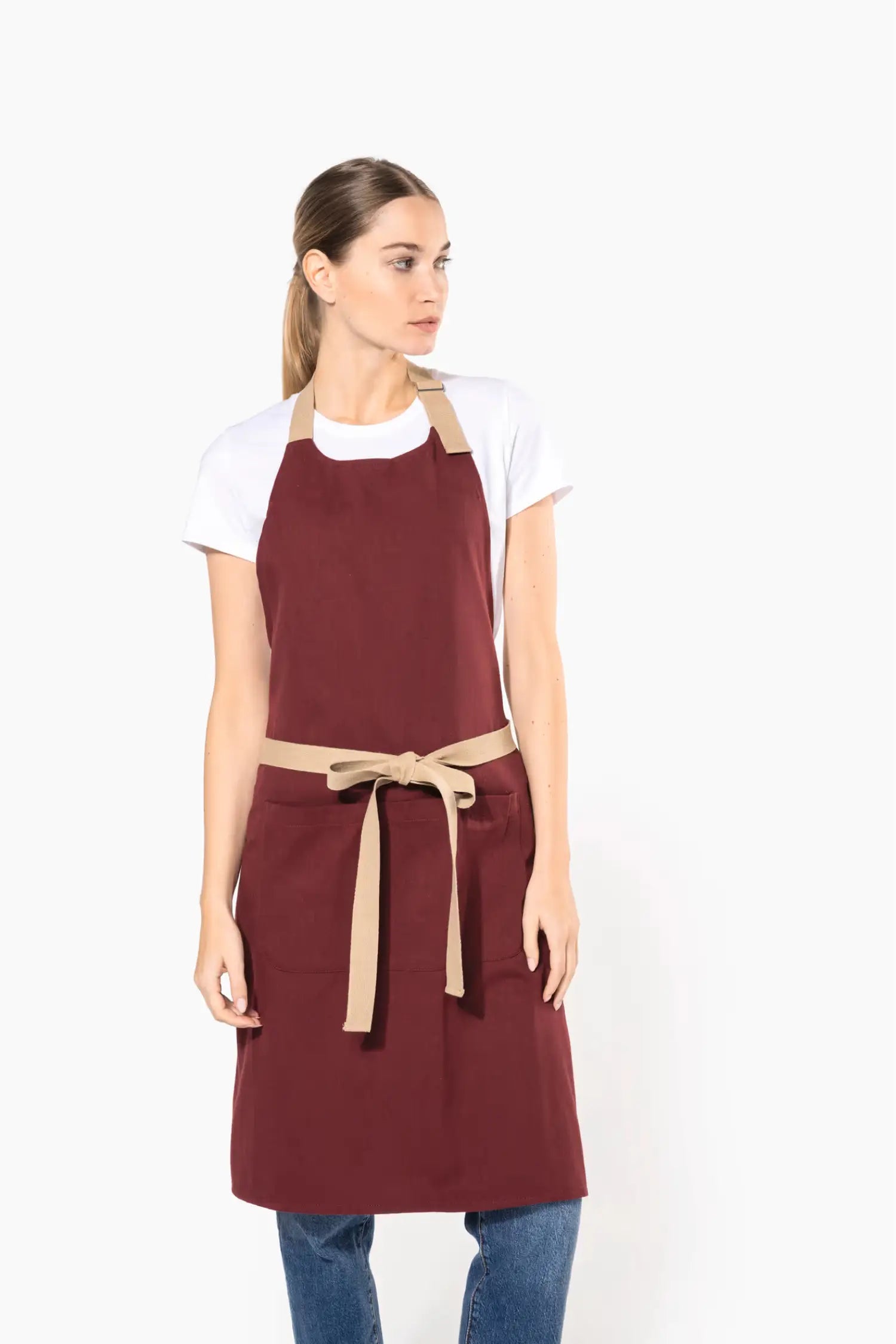 Tablier de cuisine personnalisé éco responsable - Bois de Rose