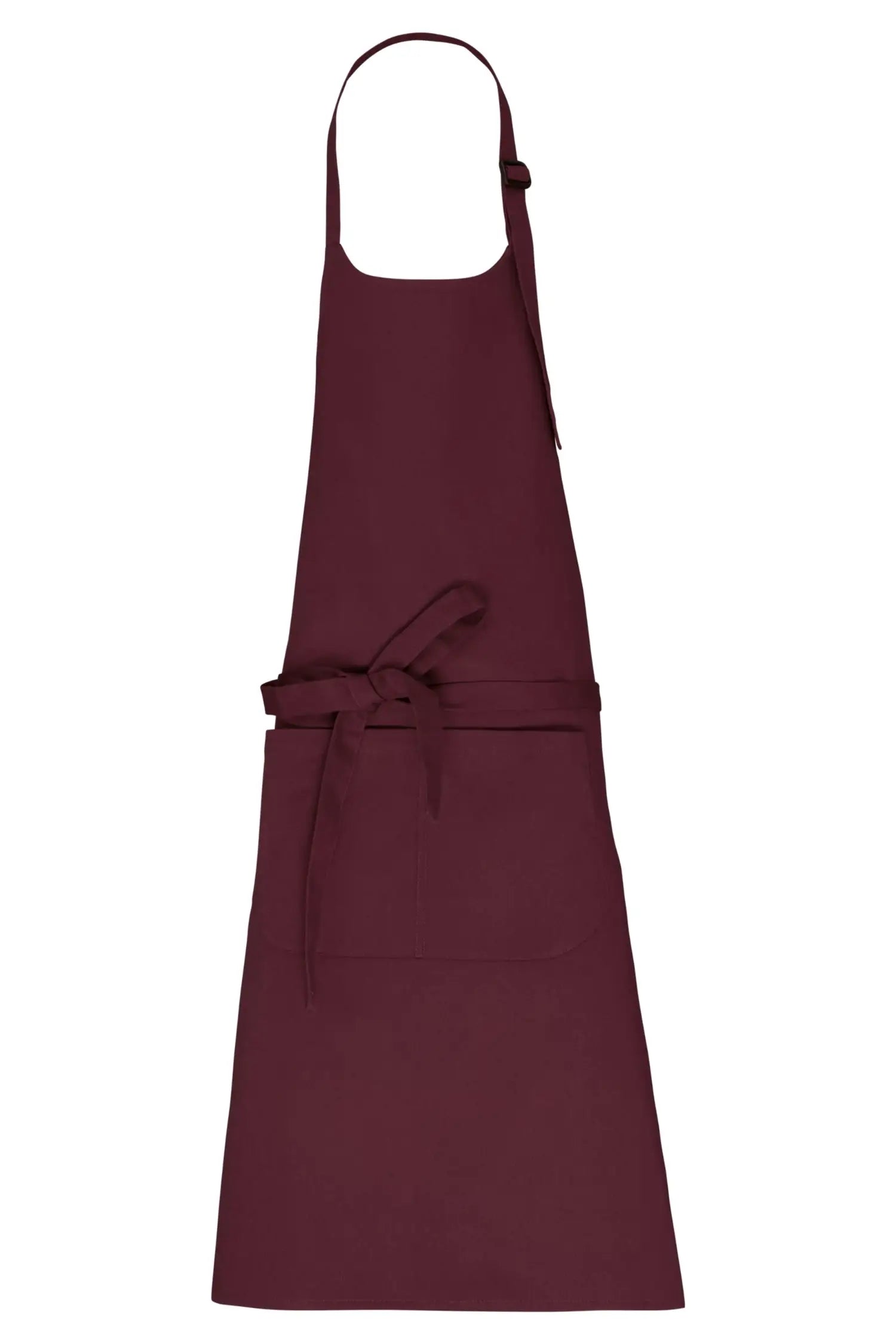 Tablier de cuisine personnalisé ’L’indispensable’ - 100% coton - Cerise Foncée