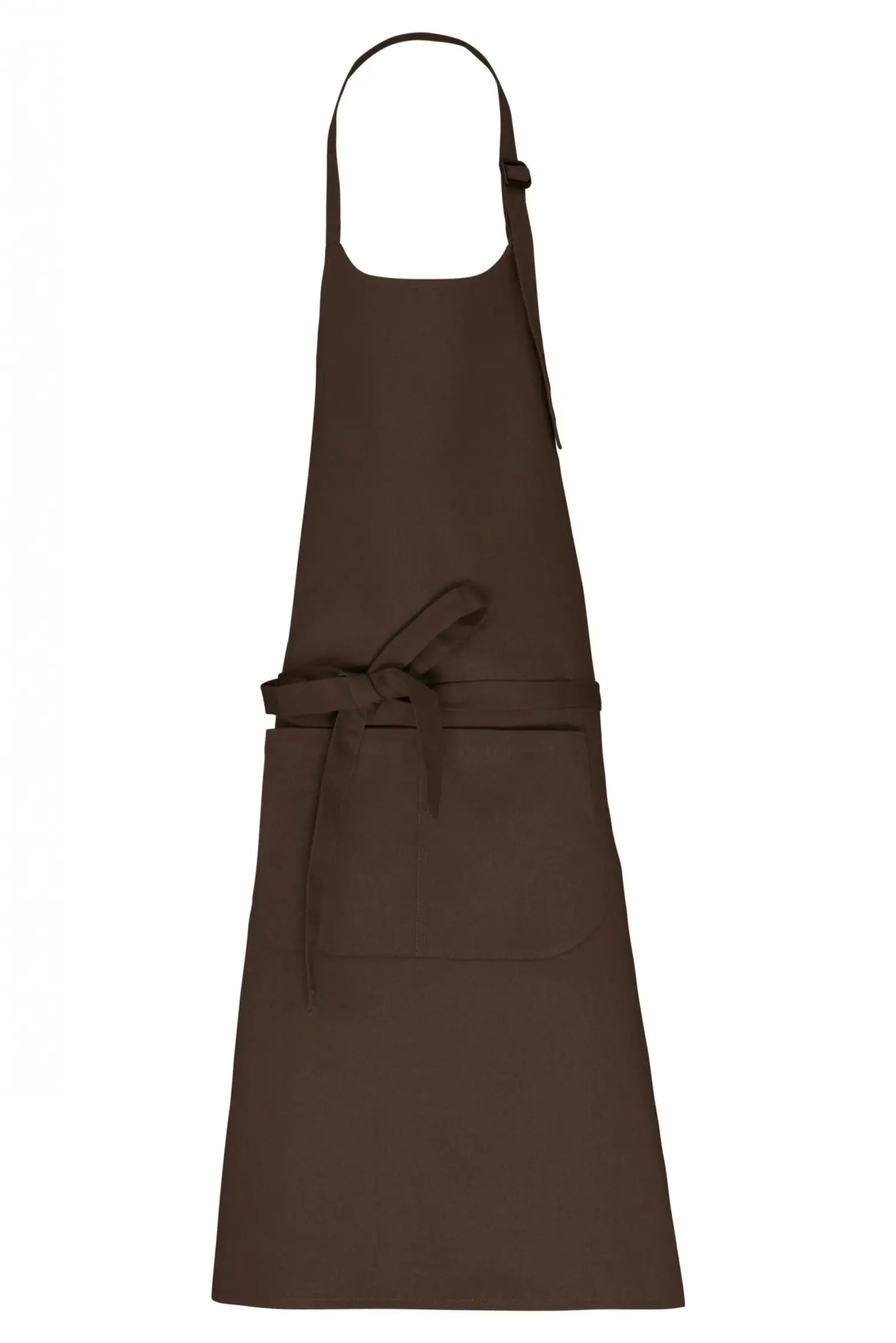 Tablier de cuisine personnalisé ’L’indispensable’ - 100% coton - Chocolat