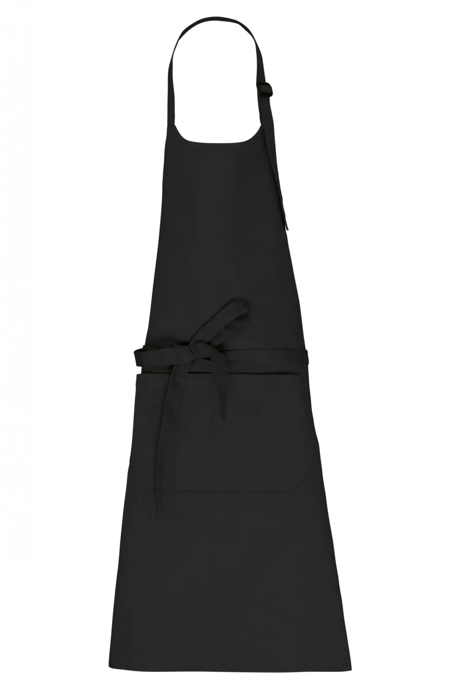 Tablier de cuisine personnalisé ’L’indispensable’ - 100% coton - Noir