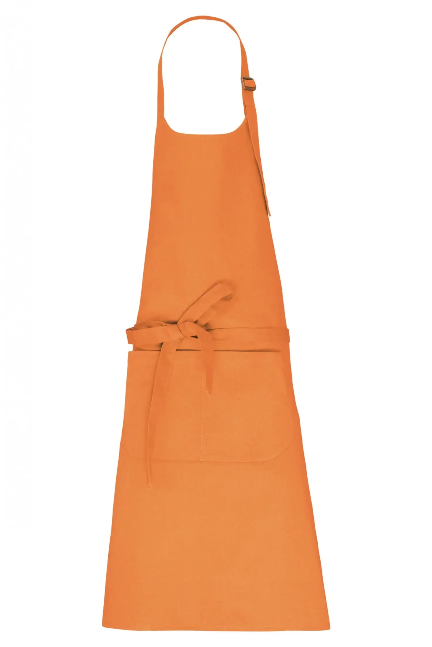 Tablier de cuisine personnalisé ’L’indispensable’ - 100% coton - Orange Clair