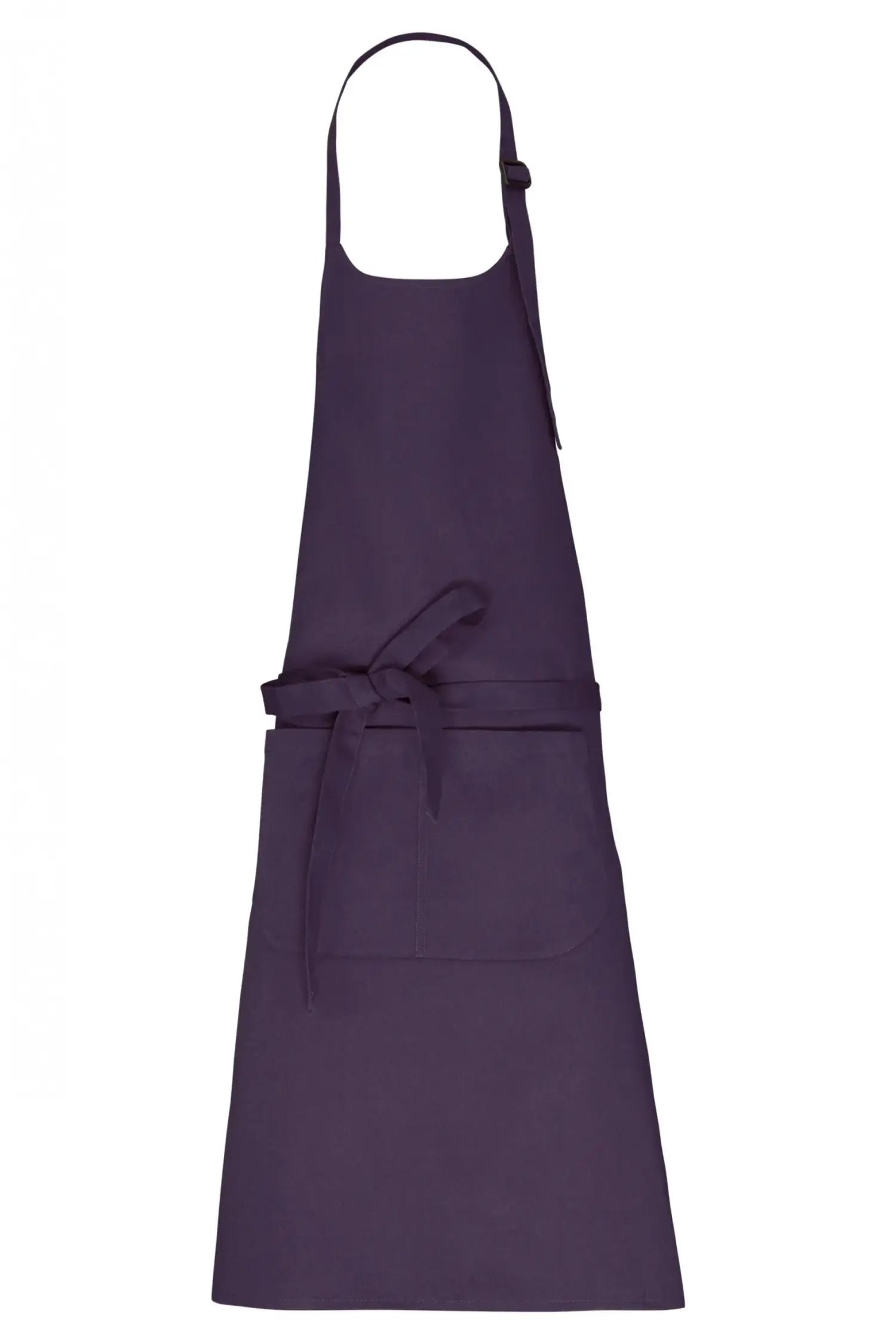 Tablier de cuisine personnalisé ’L’indispensable’ - 100% coton - Prune Profond