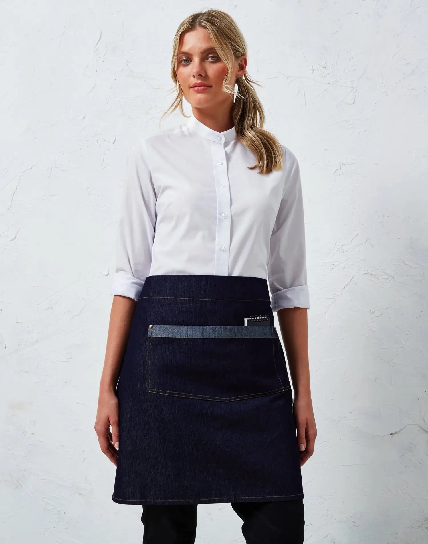 Tablier de cuisine taille Denim ’Domain’ - Jean Bleu