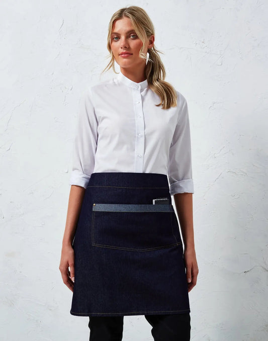 Tablier de cuisine taille Denim ’Domain’ - Jean Bleu