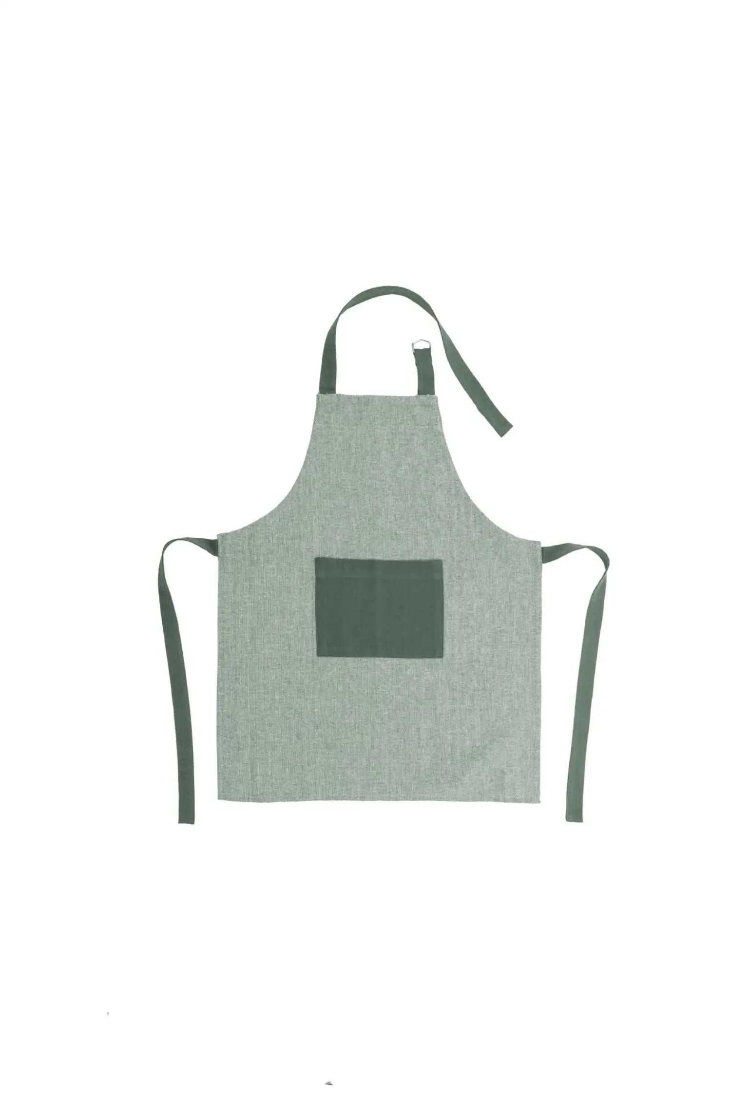 Tablier enfant CHAMBRAY 52x63cm vert