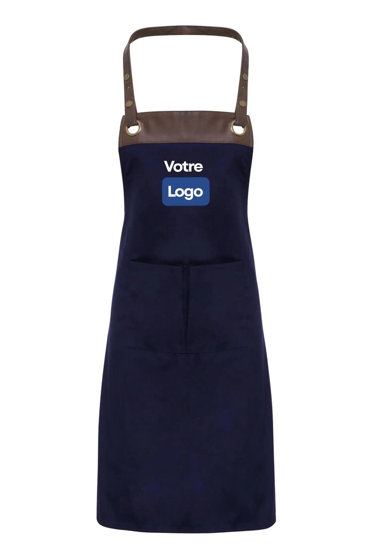 Tablier personnalisé à bavette - Espresso