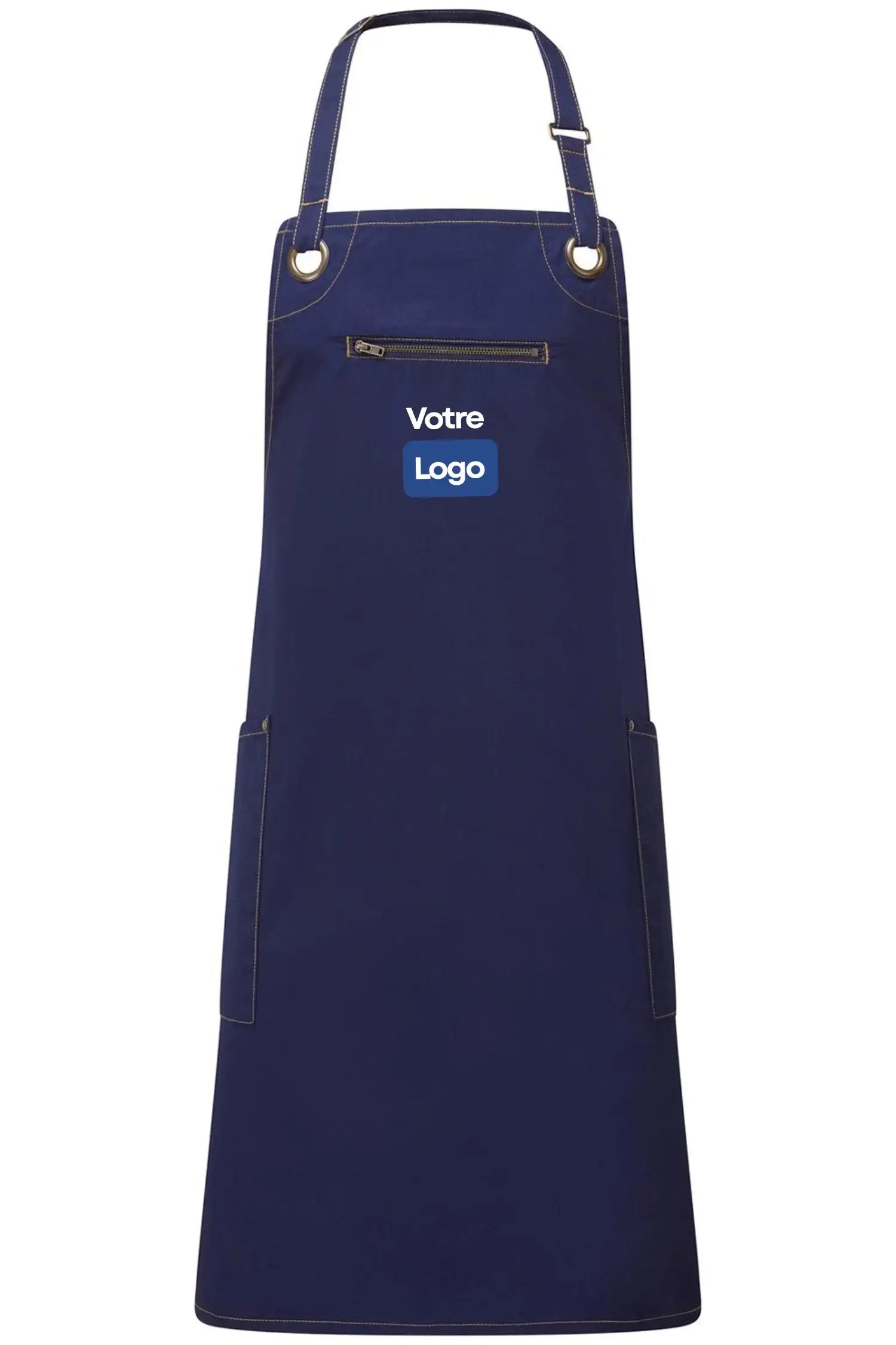 Tablier professionnel personnalisé ’Barley’ - Bleu marine