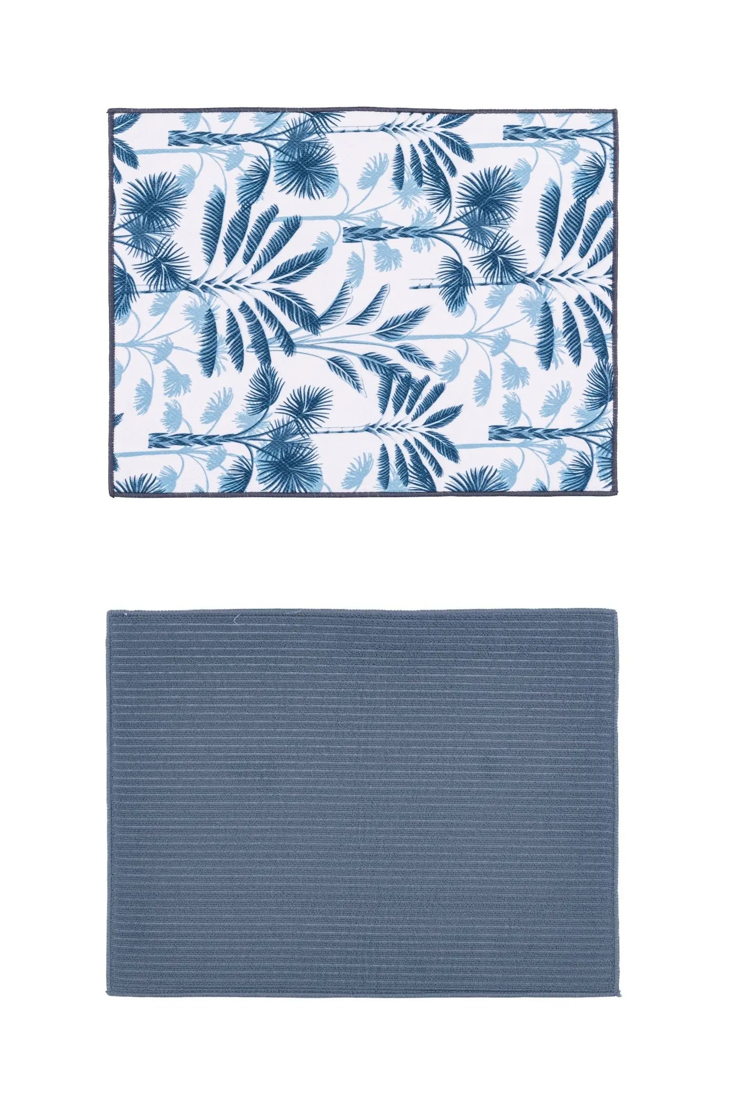 Tapis Égouttoir ESSENTIALS - Microfibre - 40x48 cm - Bleu marine