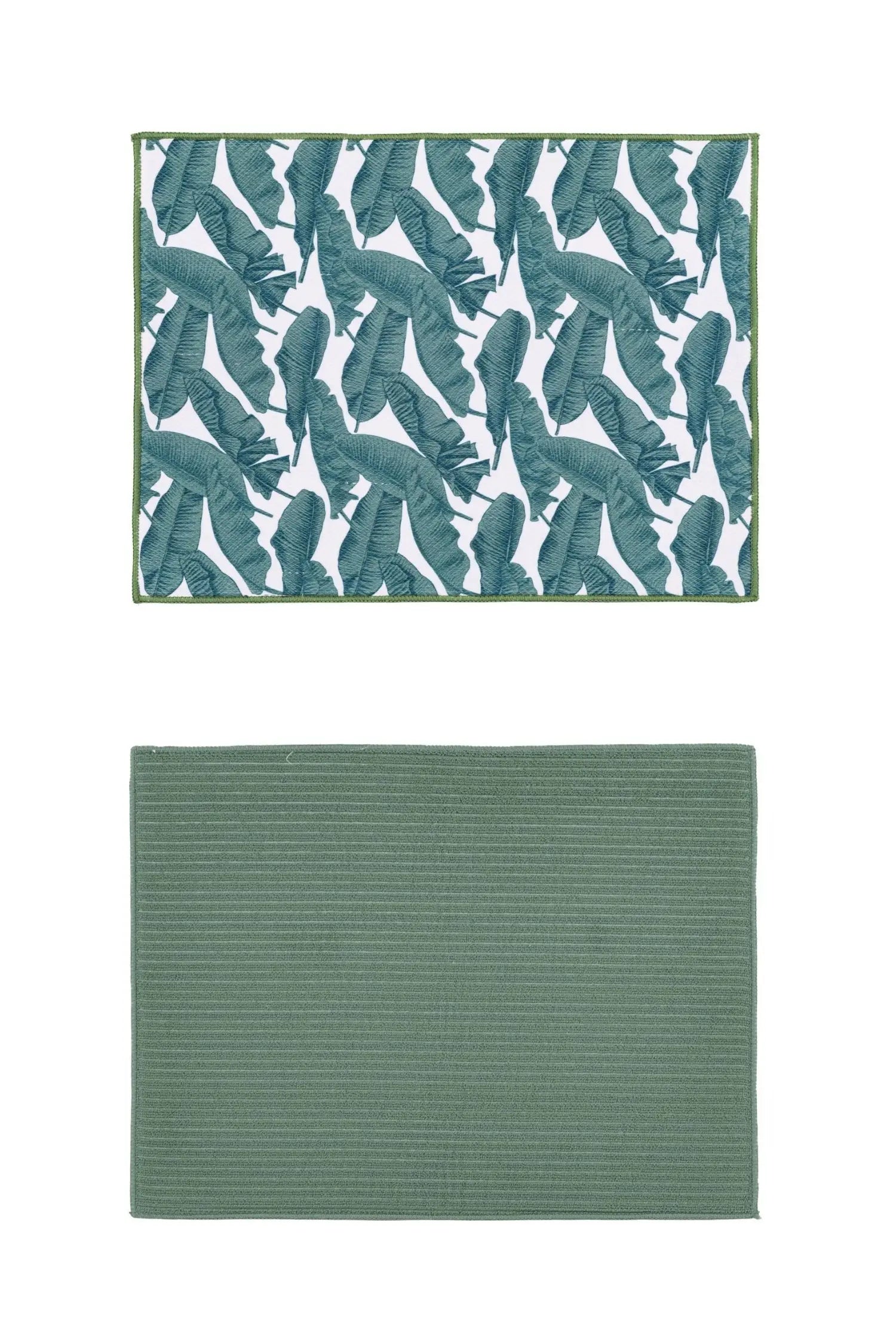 Tapis Égouttoir ESSENTIALS - Microfibre - 40x48 cm - Vert émeraude