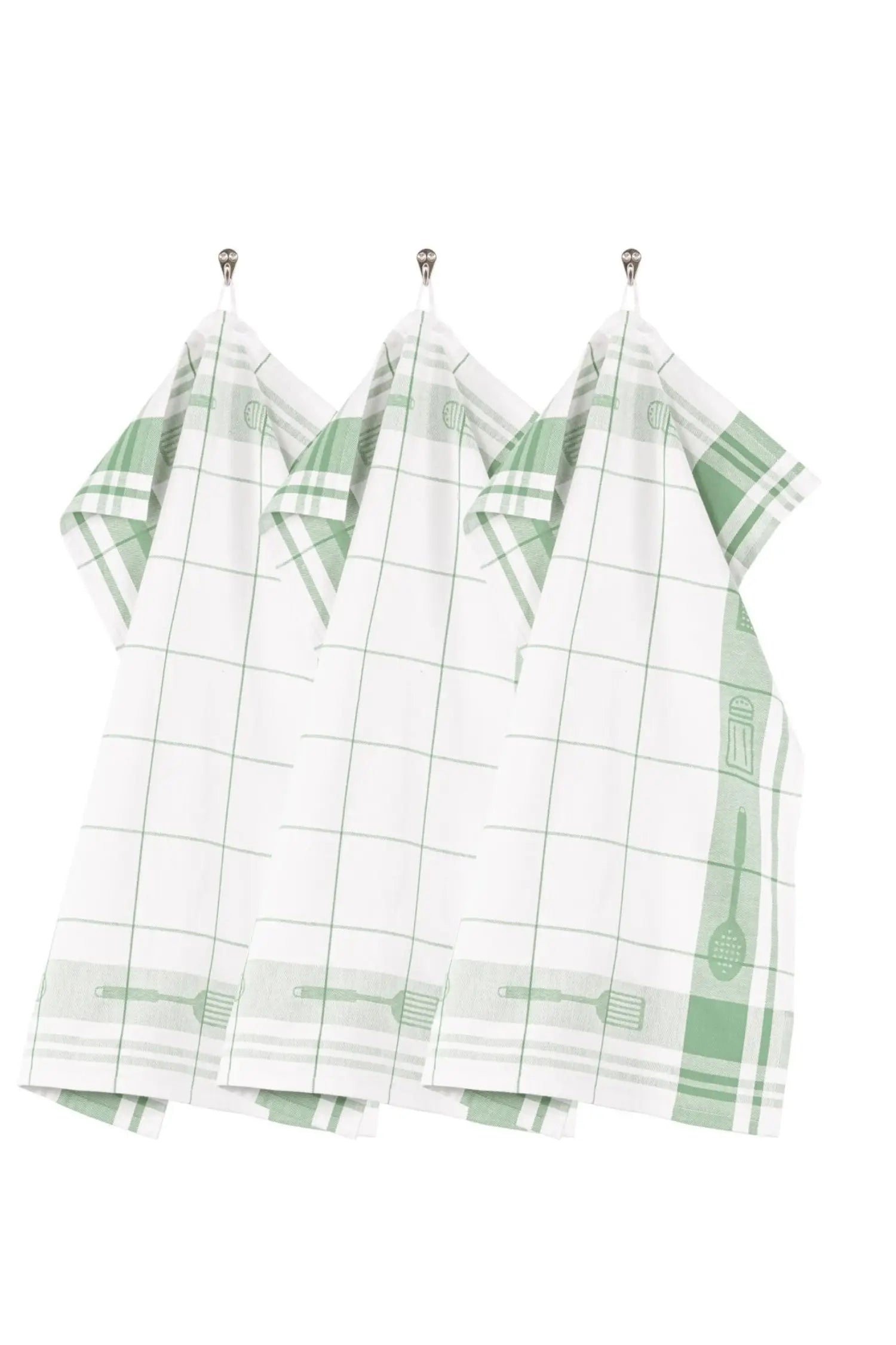 Torchon PHARAO UTENSILS - Set de 3 - 50x70 cm - Vert